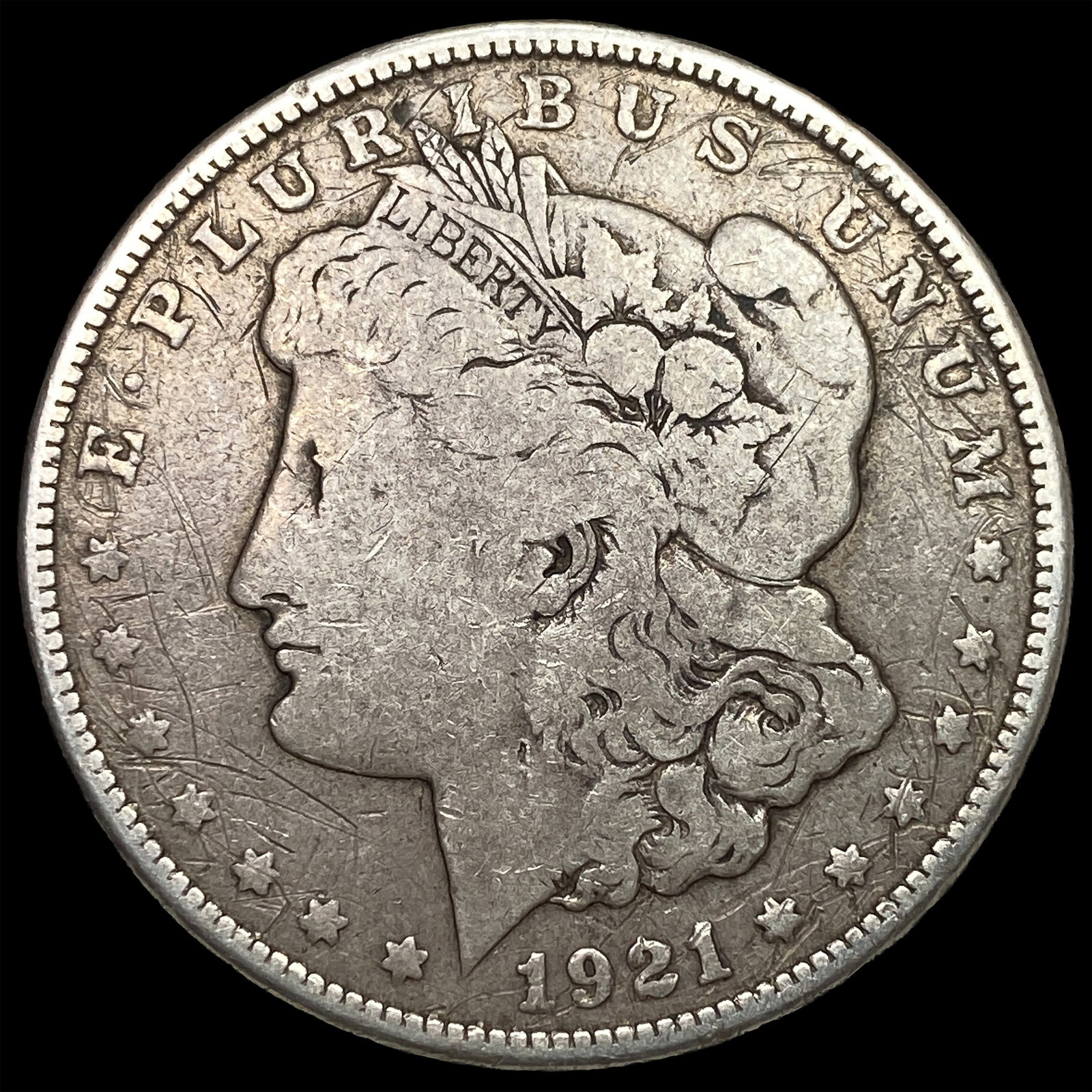 1921-D Morgan Silver Dollar LIGHTLY CIRCULATED (1 of 2)