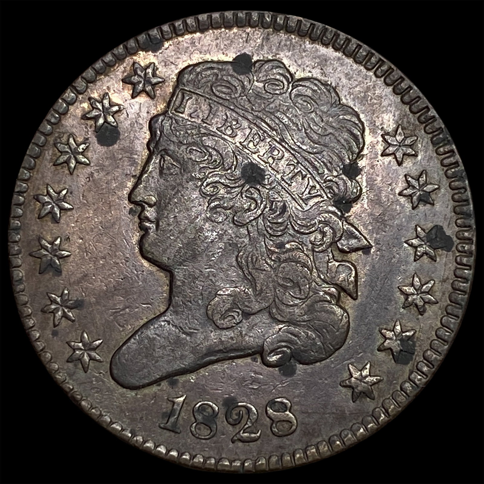 1828 Classic Head Half Cent CLOSELY UNCIRCULATED (1 of 2)