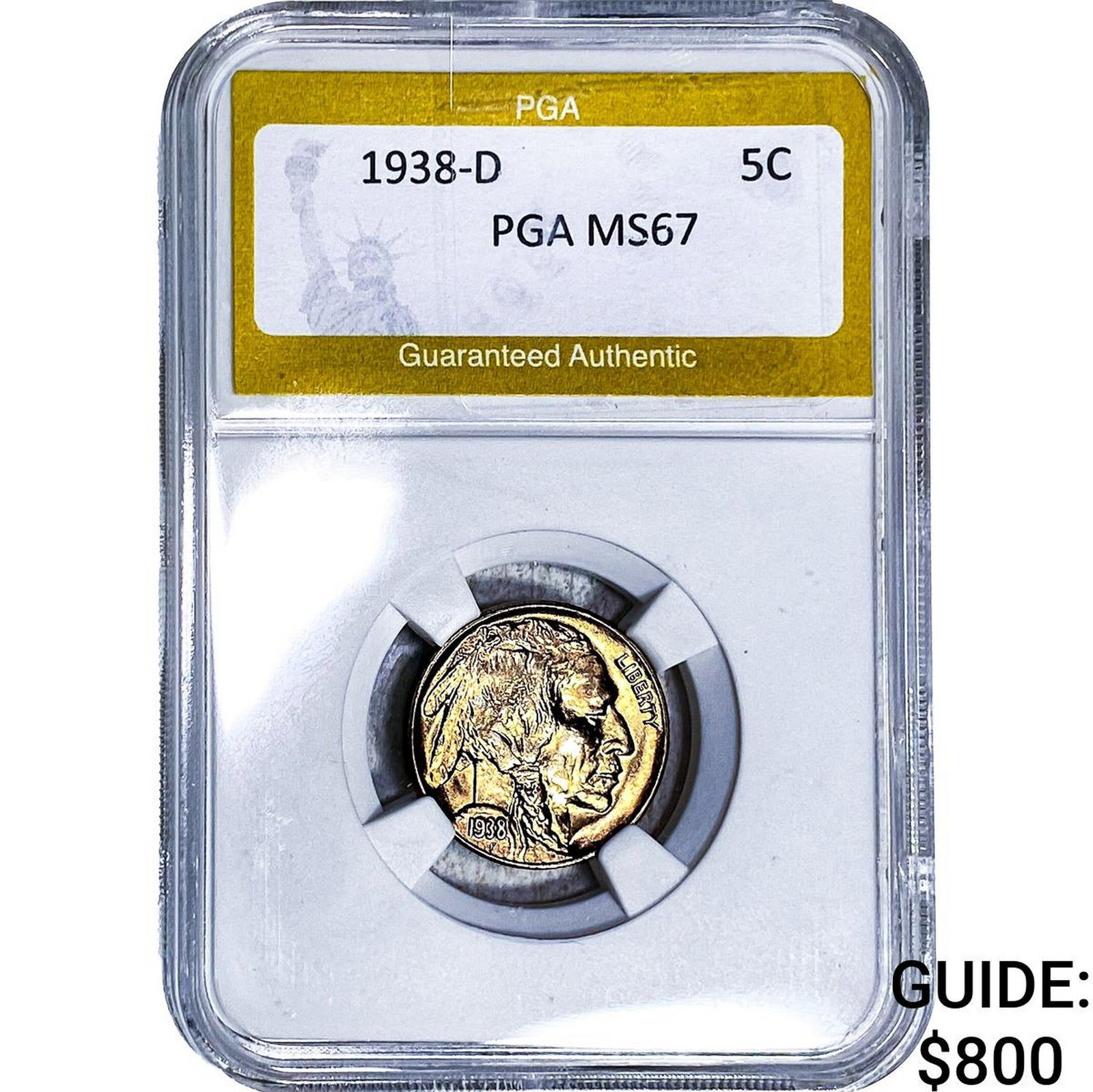 1938-D Buffalo Nickel PGA MS67 (1 of 2)