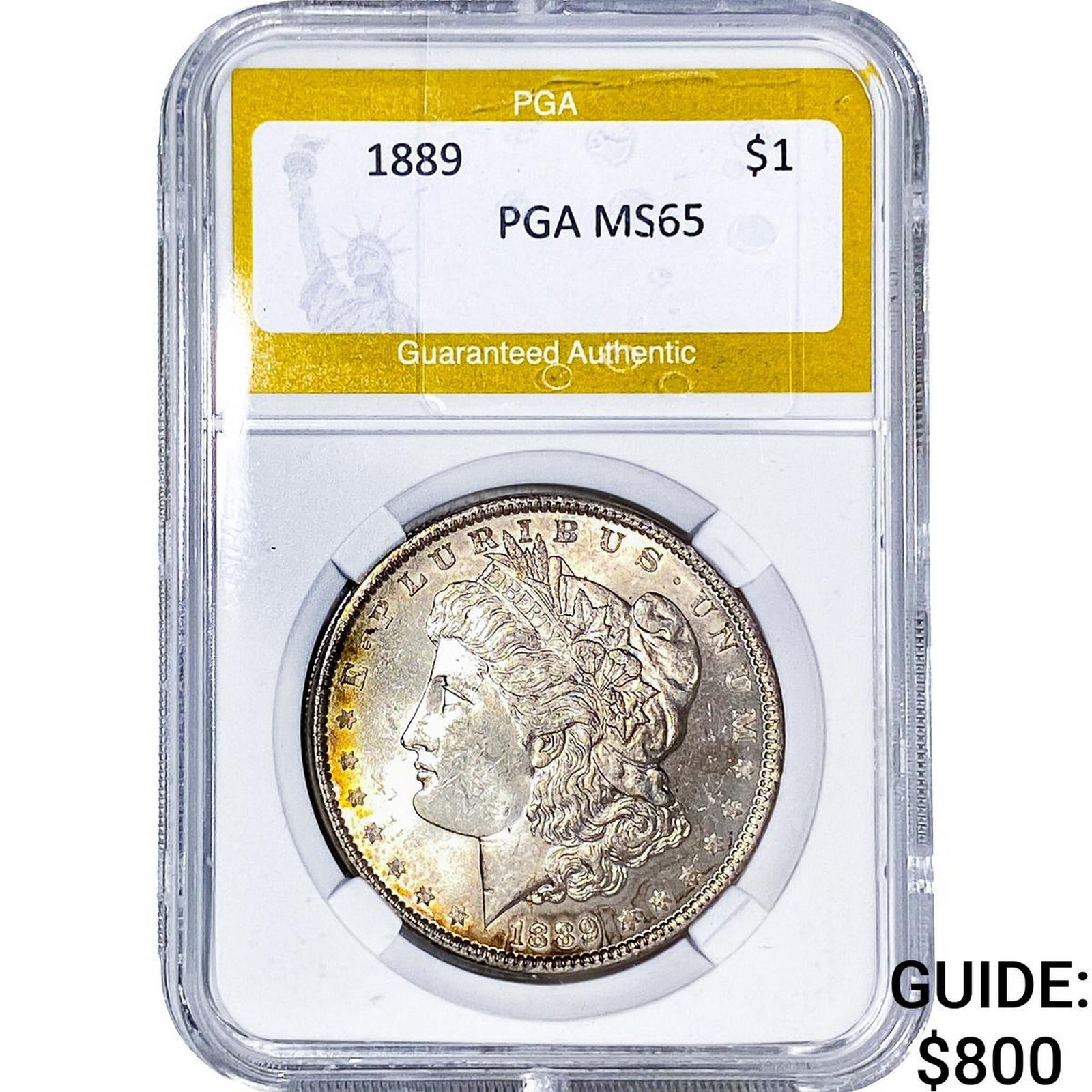 1889 Morgan Silver Dollar PGA MS65 (1 of 2)
