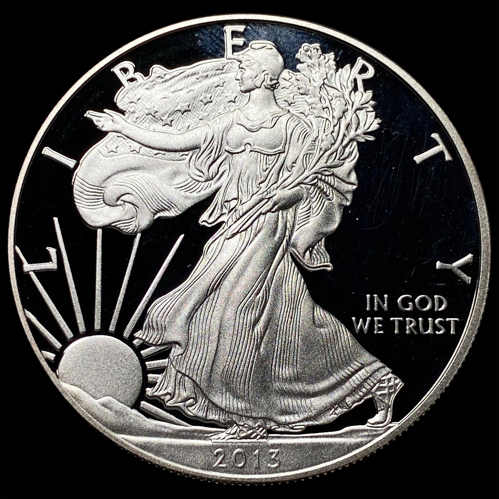2013-W 1oz Silver American Eagle Proof GEM PROOF: 2013-W 1oz Silver American Eagle Proof GEM PROOF