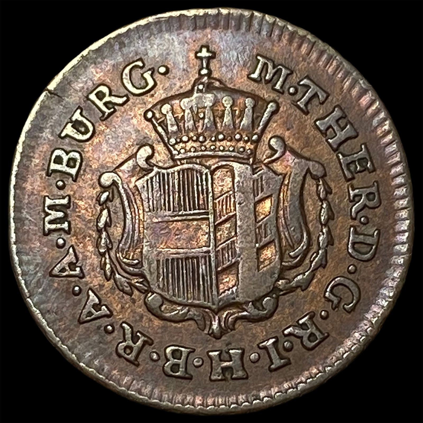 1772G Austria Copper 1/4 Kreuzer: 1772G Austria Copper 1/4 Kreuzer