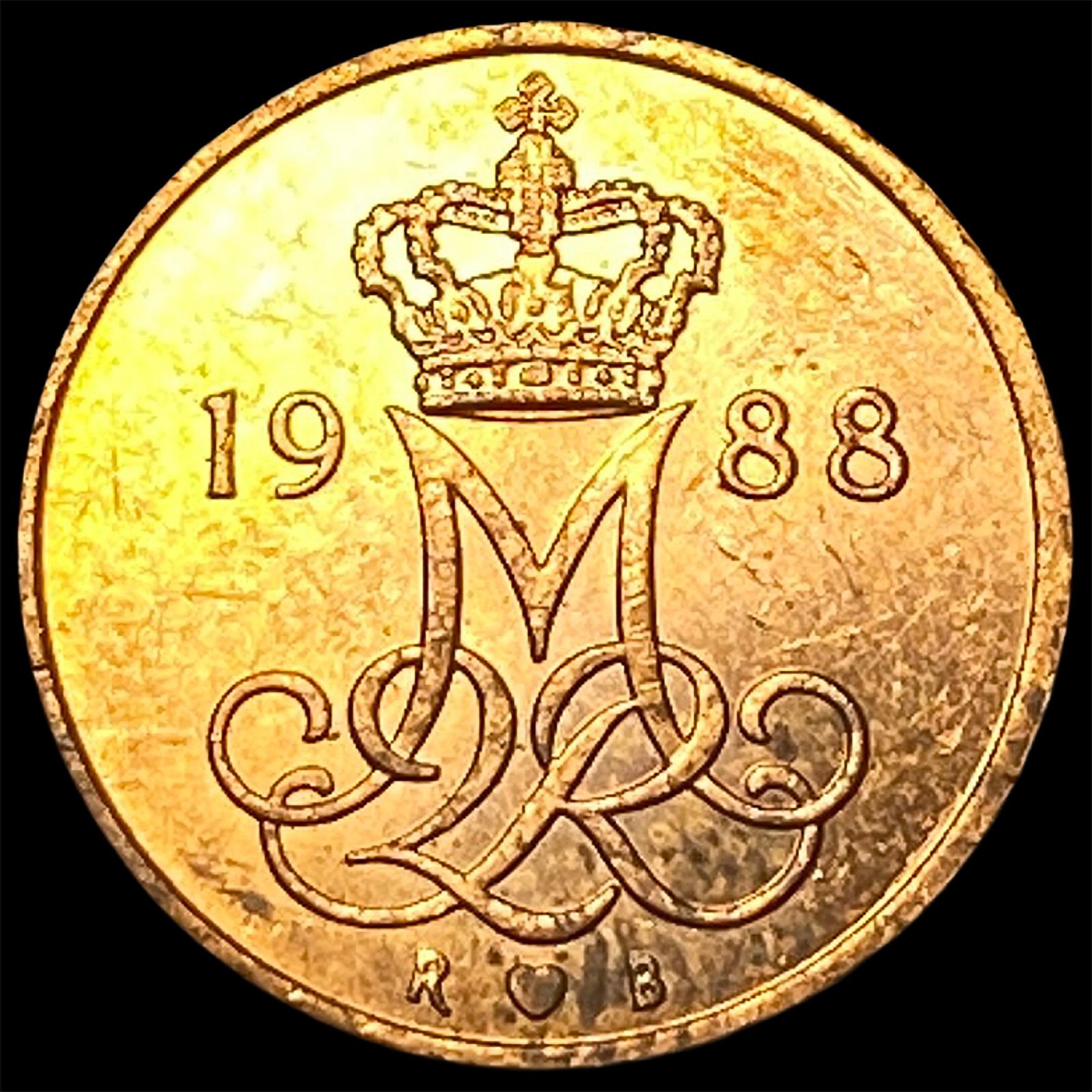1988 Denmark 5 Ore (1 of 2)