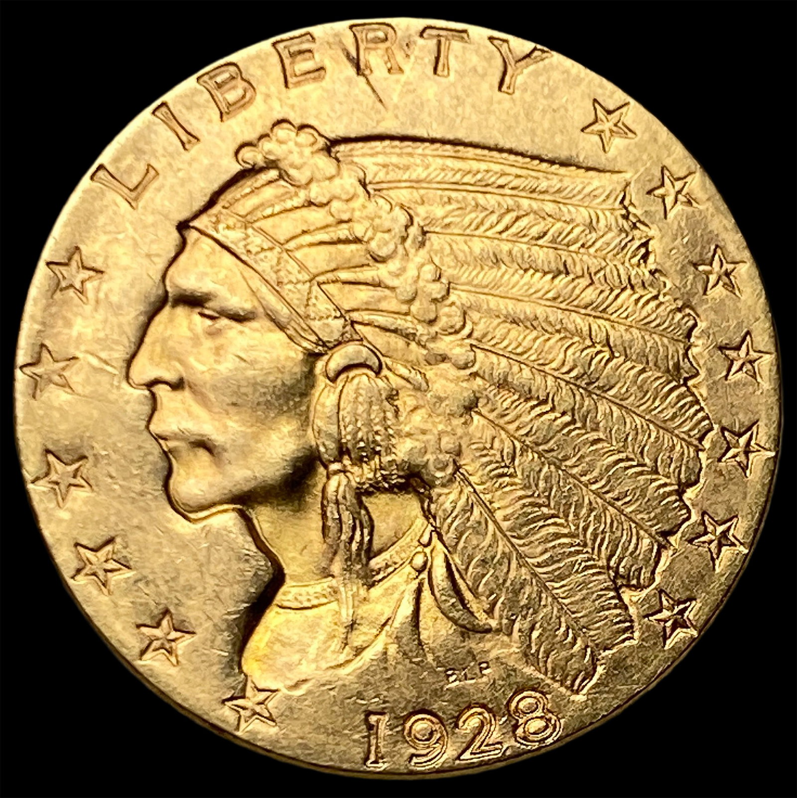 1928 Indian Head $2.5 Gold Quarter Eagle UNCIRCULATED (1 of 2)