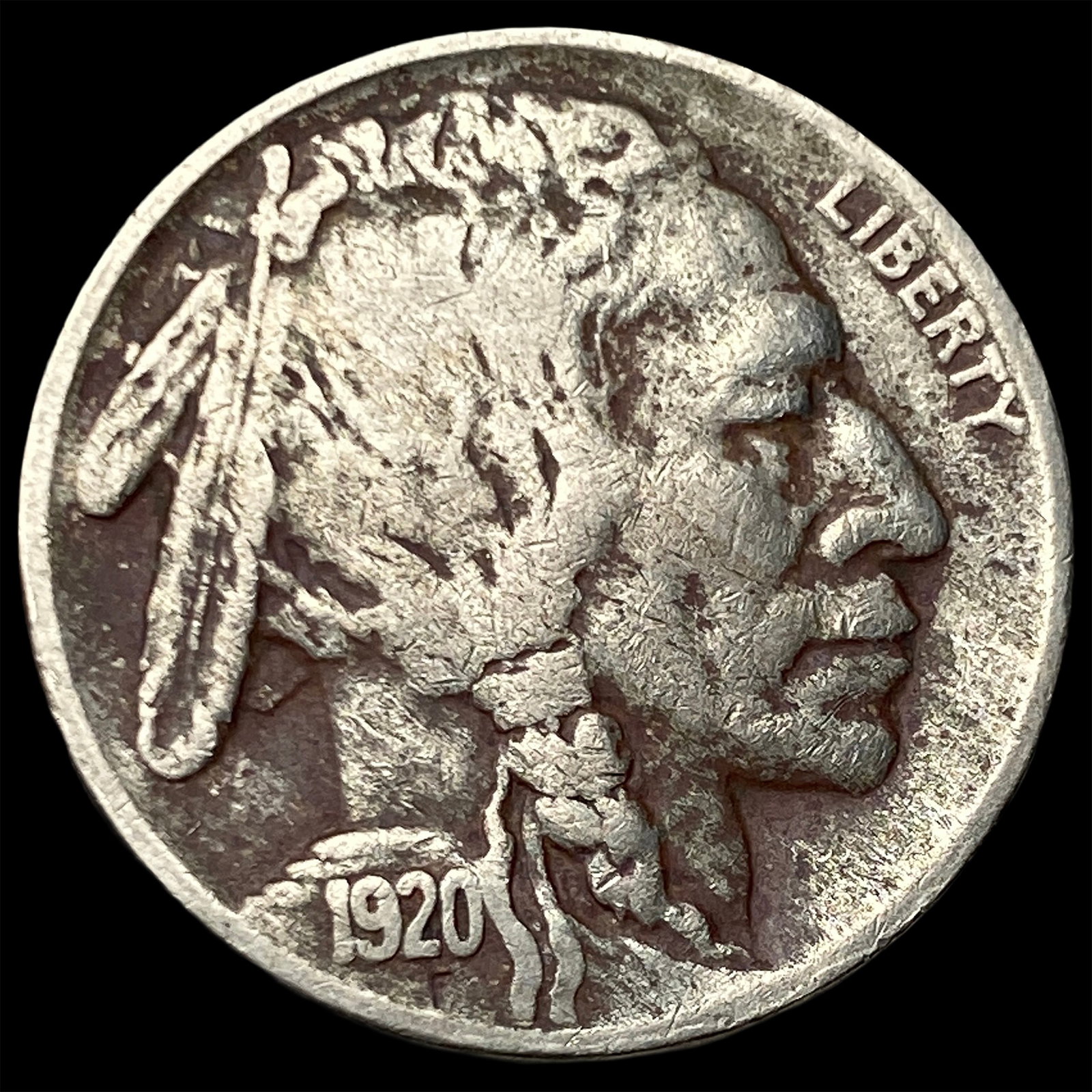 1920-S Buffalo Nickel LIGHTLY CIRCULATED (1 of 2)