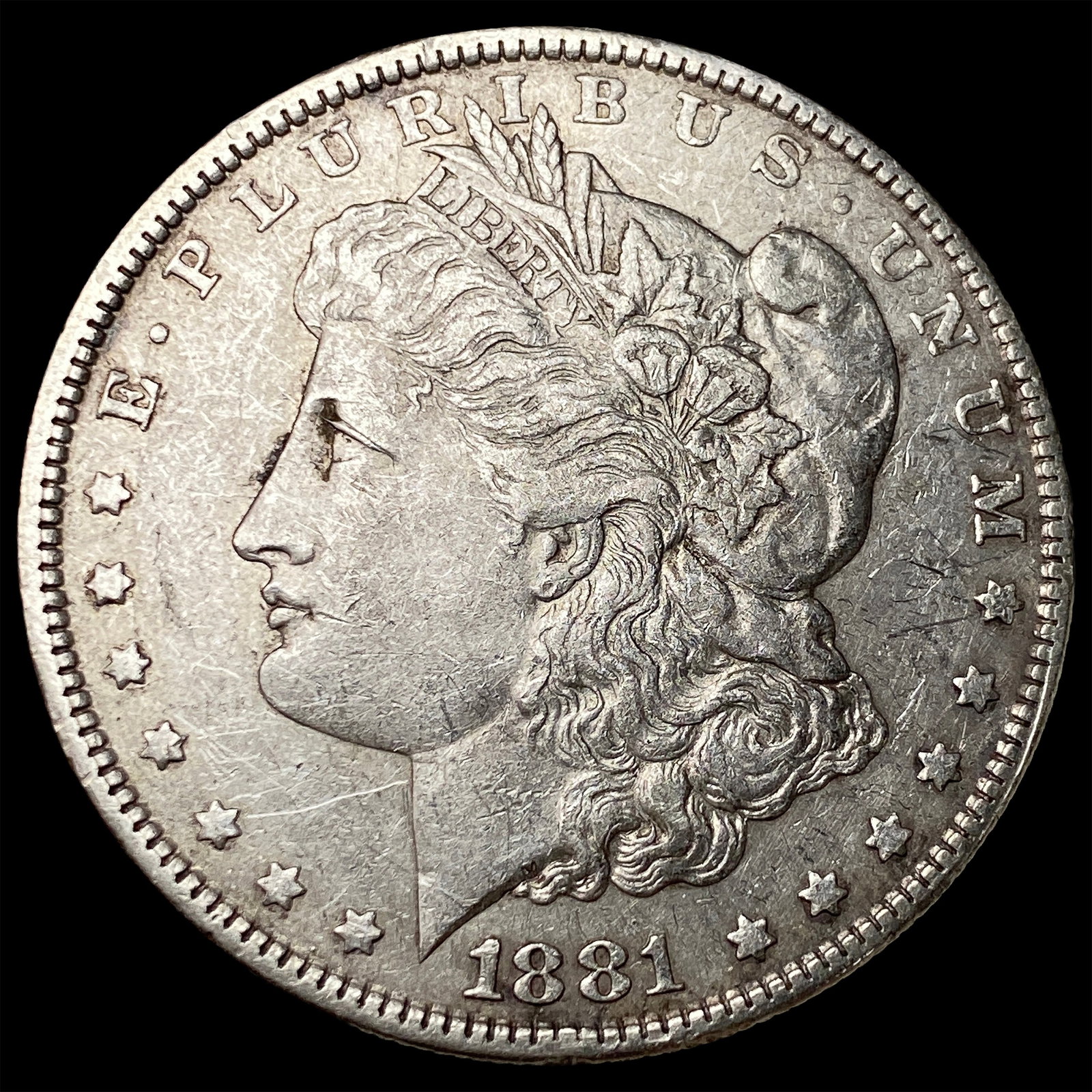 1881-O Silver Morgan Dollar NEARLY UNCIRCULATED: 1881-O Silver Morgan Dollar NEARLY UNCIRCULATED