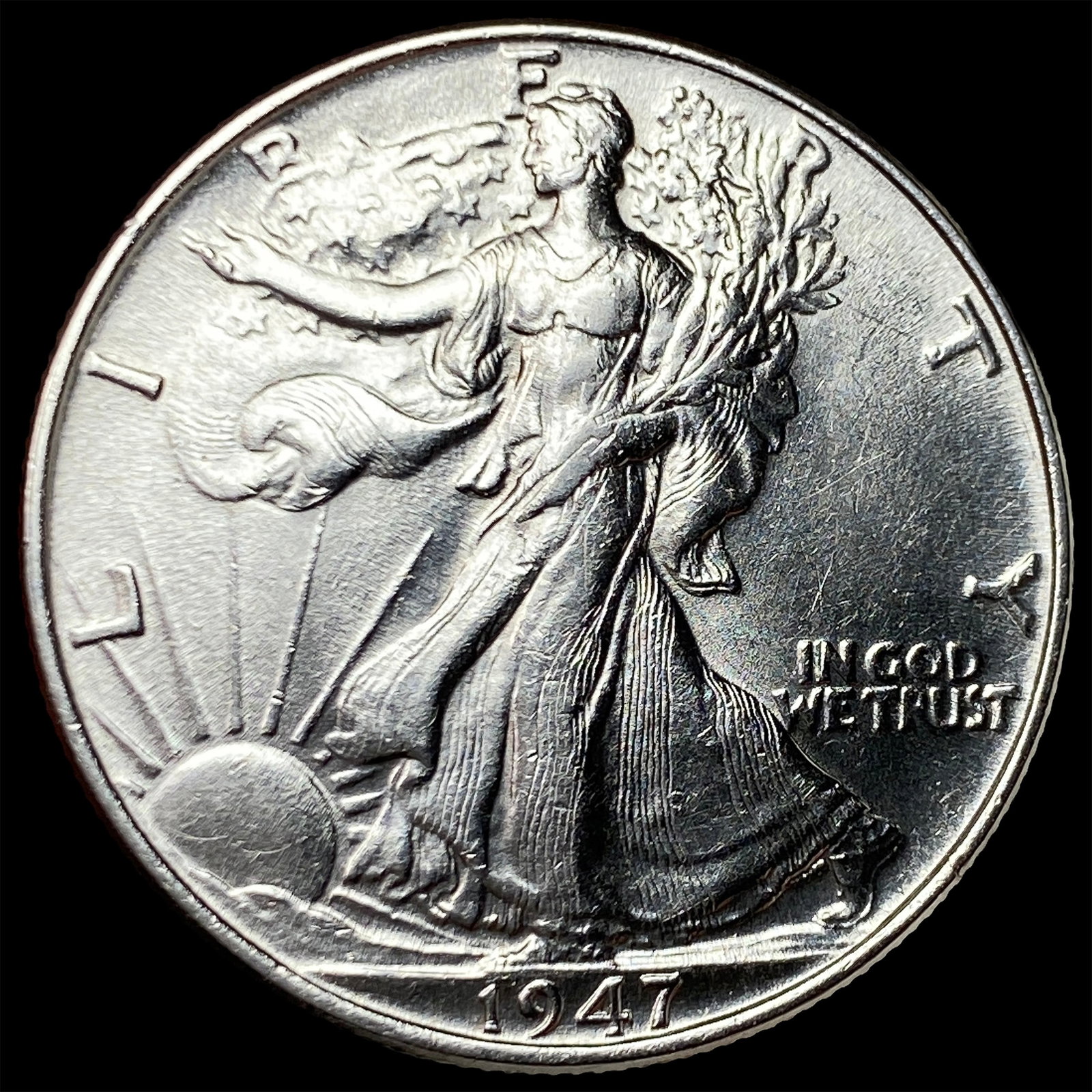 1947 Silver Half Dollar Walking Liberty UNCIRCULATED (1 of 2)