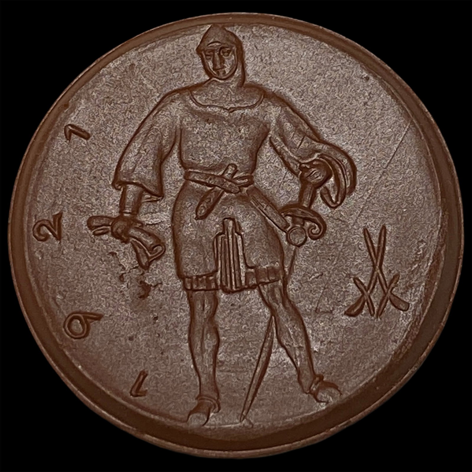 1921 Germany-Lippstadt Porcelain 50 Pfennig: 1921 Germany-Lippstadt Porcelain 50 Pfennig