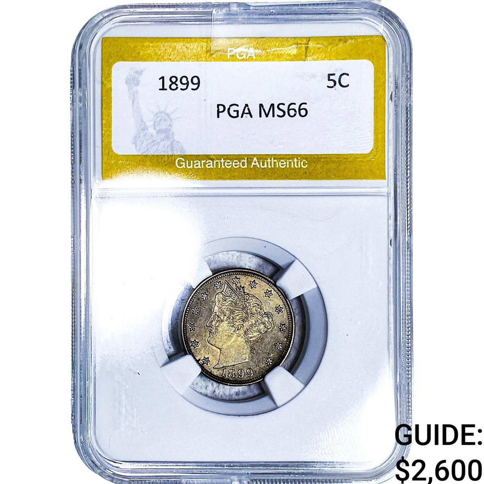 1899 Liberty Victory Nickel PGA MS66 (1 of 2)