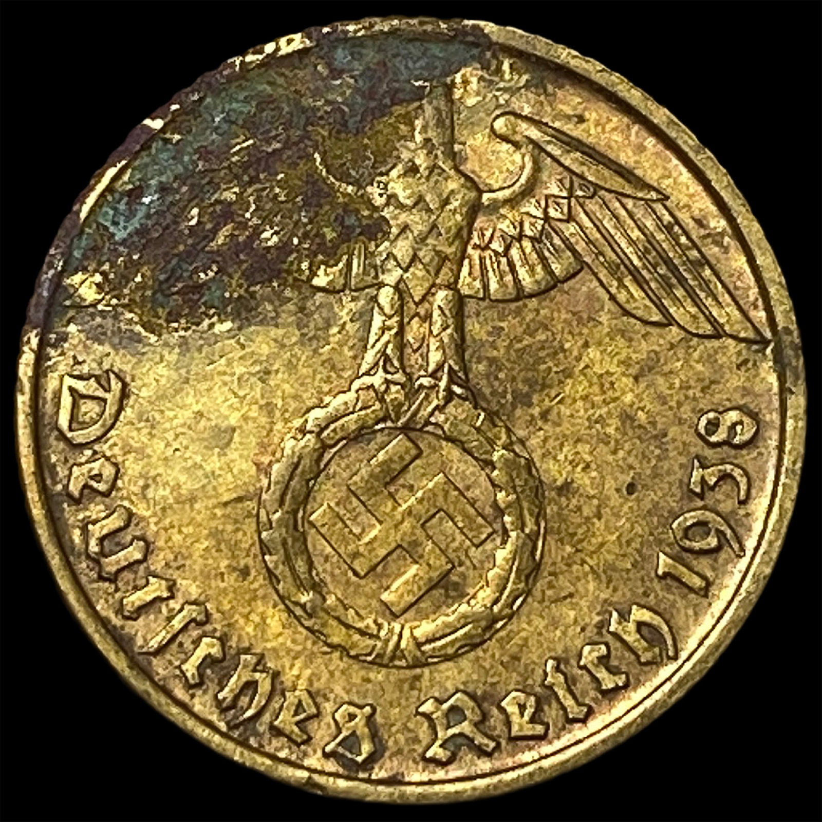 1938-B Germany Third Reich 5 Pfennig: 1938-B Germany Third Reich 5 Pfennig