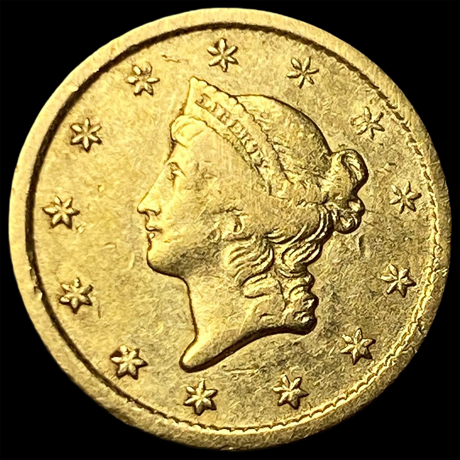 1851-O Gold $1 Liberty Head Type 1 NEARLY UNCIRCULATED: 1851-O Gold $1 Liberty Head Type 1 NEARLY UNCIRCULATED