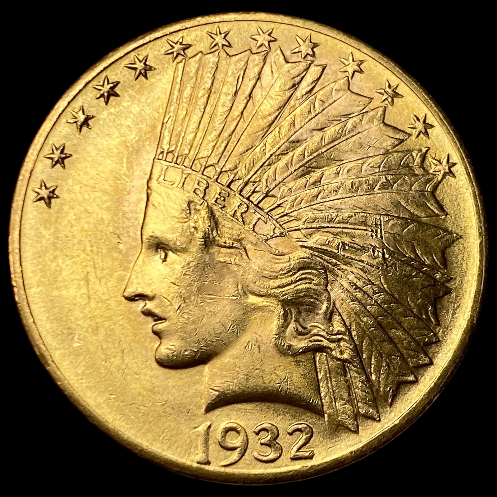 1932 Indian Head $10 Eagle Gold Coin UNCIRCULATED (1 of 2)