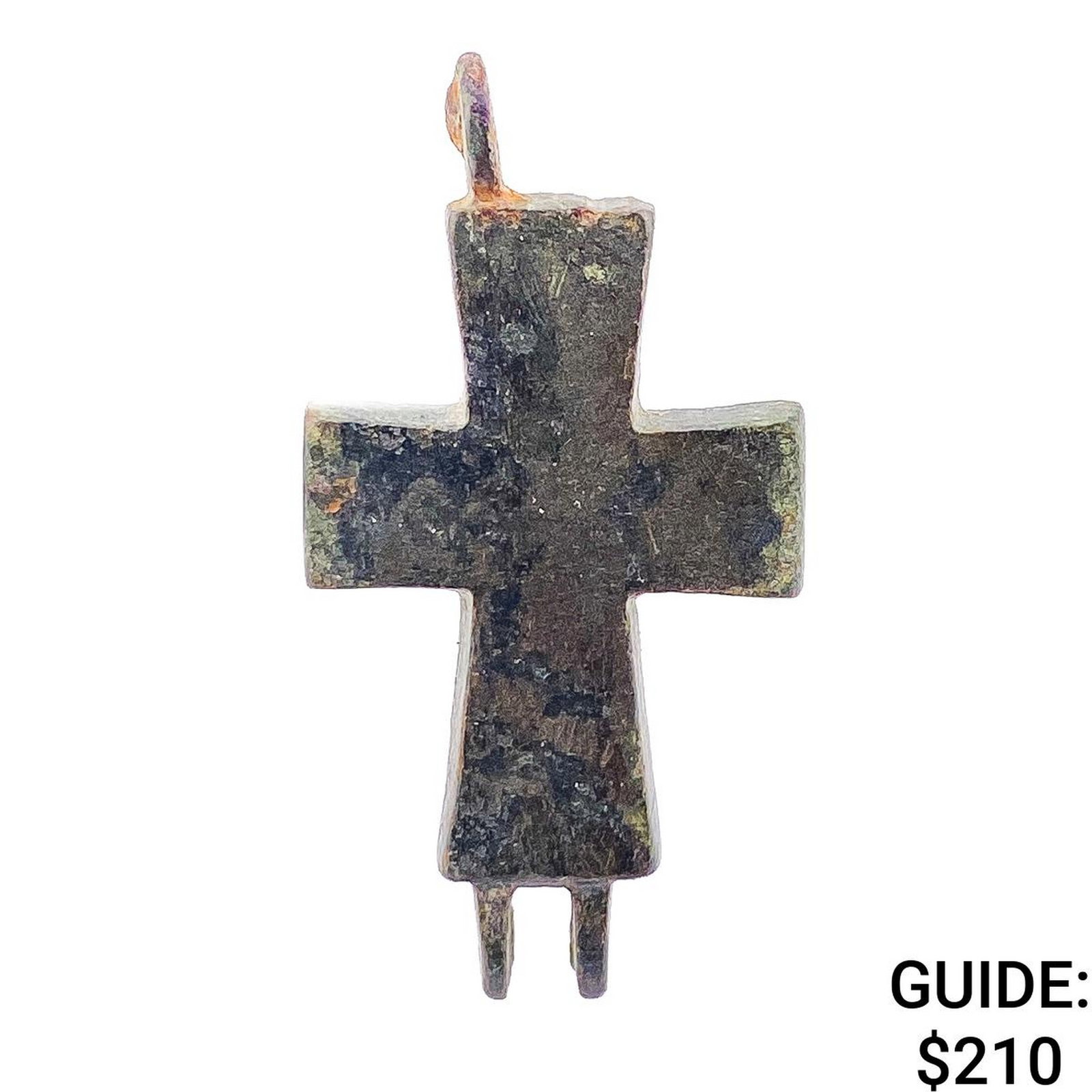 6th-7th Cent. AD Byzantine Empire Bronze Cross NICELY CIRCULATED (1 of 3)