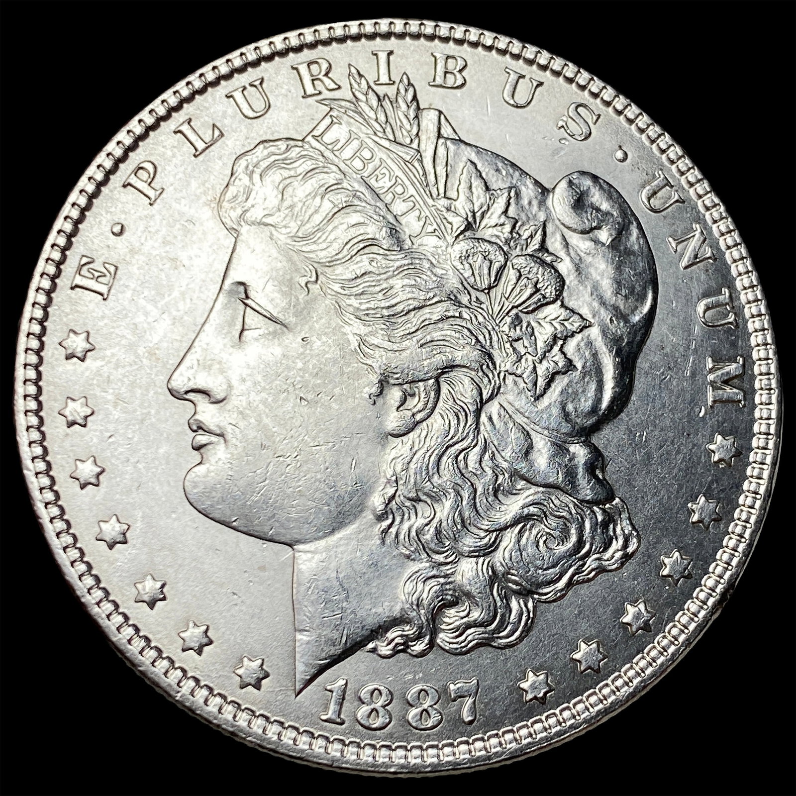 1887 Silver Morgan Dollar UNCIRCULATED: 1887 Silver Morgan Dollar UNCIRCULATED