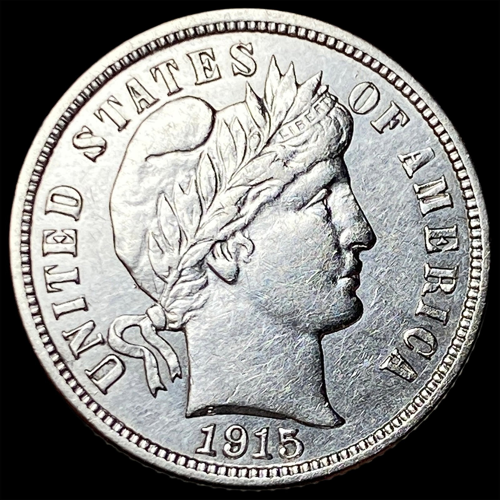1915 Silver Barber Dime CLOSELY UNCIRCULATED: 1915 Silver Barber Dime CLOSELY UNCIRCULATED