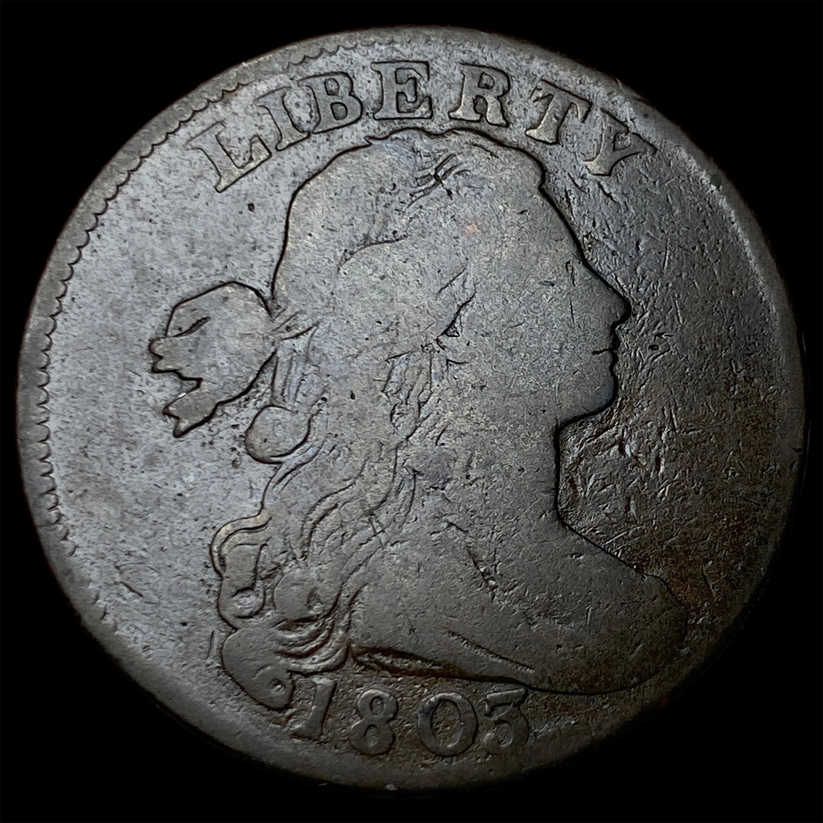 1803 Draped Bust Large Cent NICELY CIRCULATED (1 of 2)