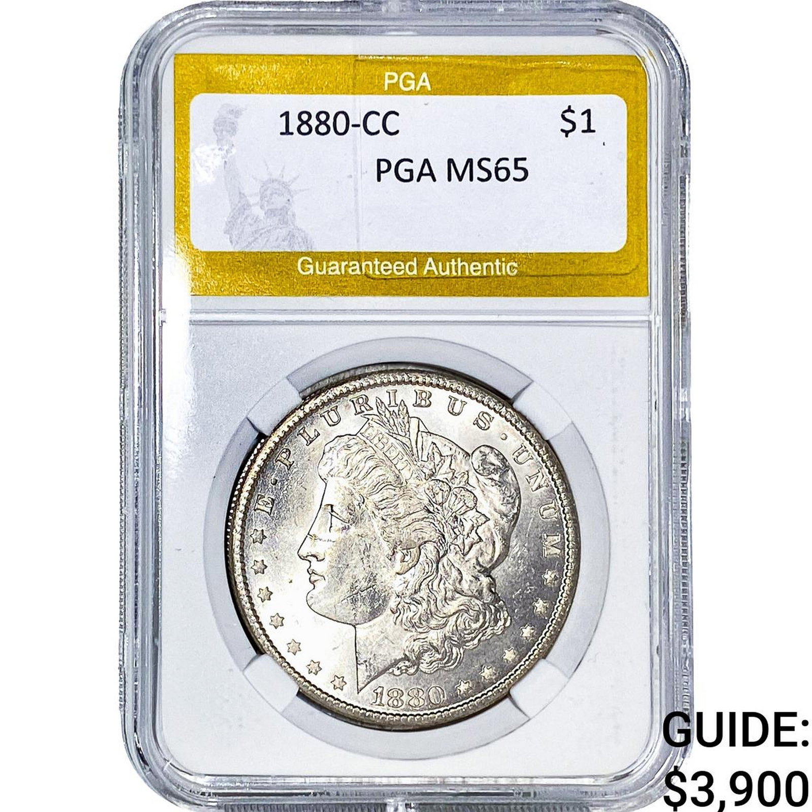1880-CC Morgan Silver Dollar PGA MS65 (1 of 2)