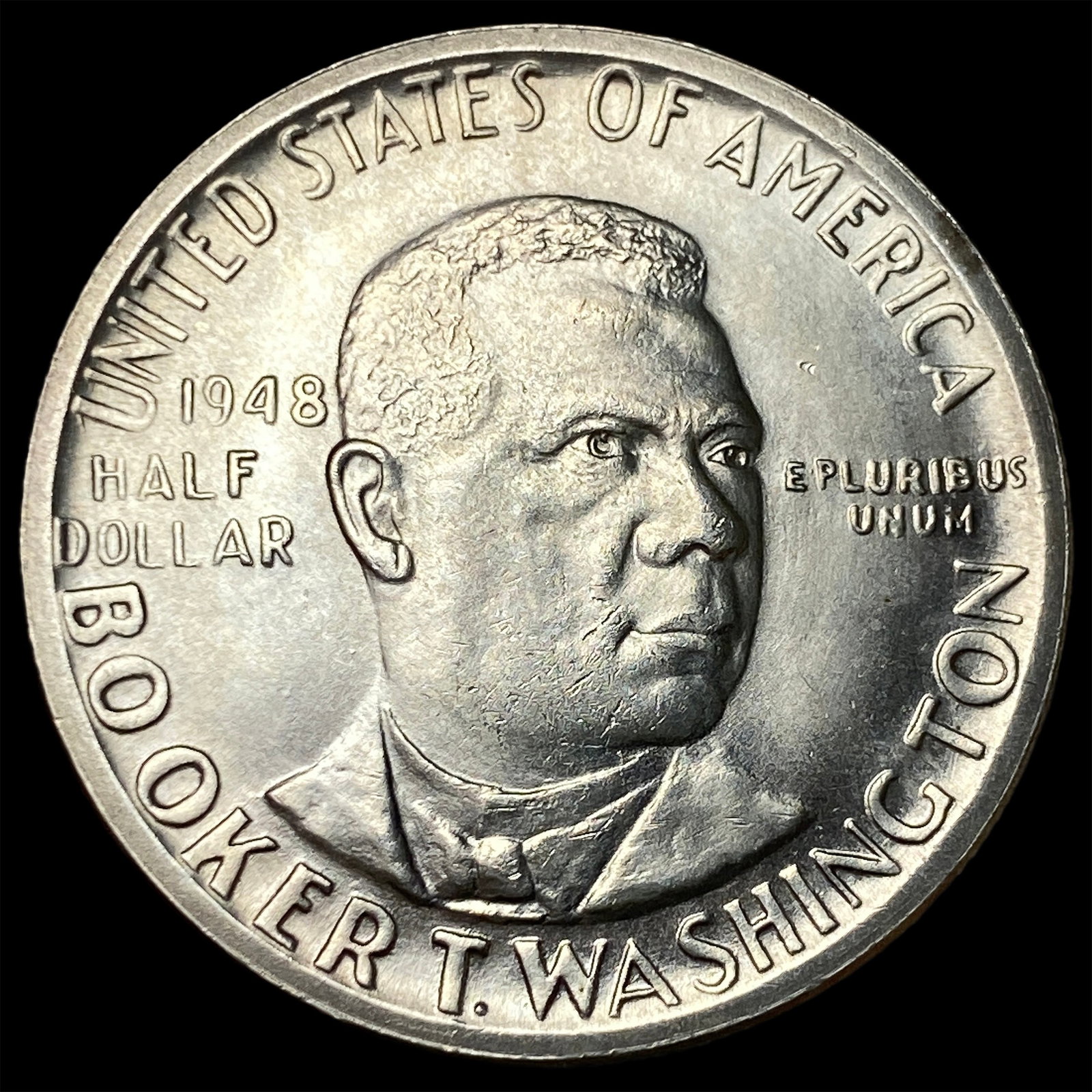 1948 Silver Booker T. Washington Half Dollar GEM BU (1 of 2)