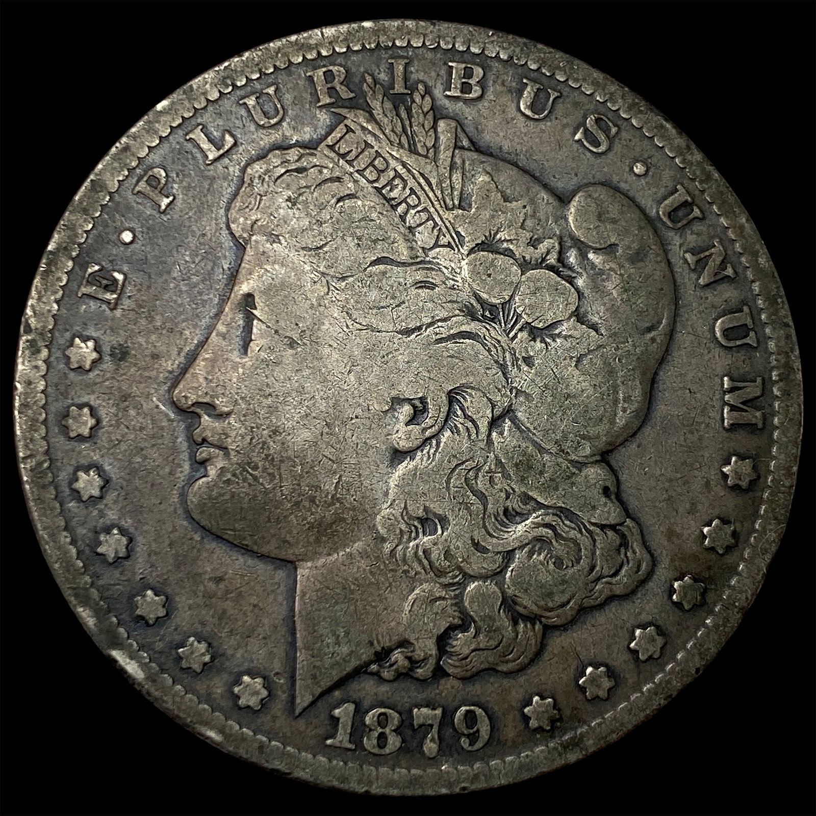 1879-CC Silver Morgan Dollar LIGHTLY CIRCULATED (1 of 2)