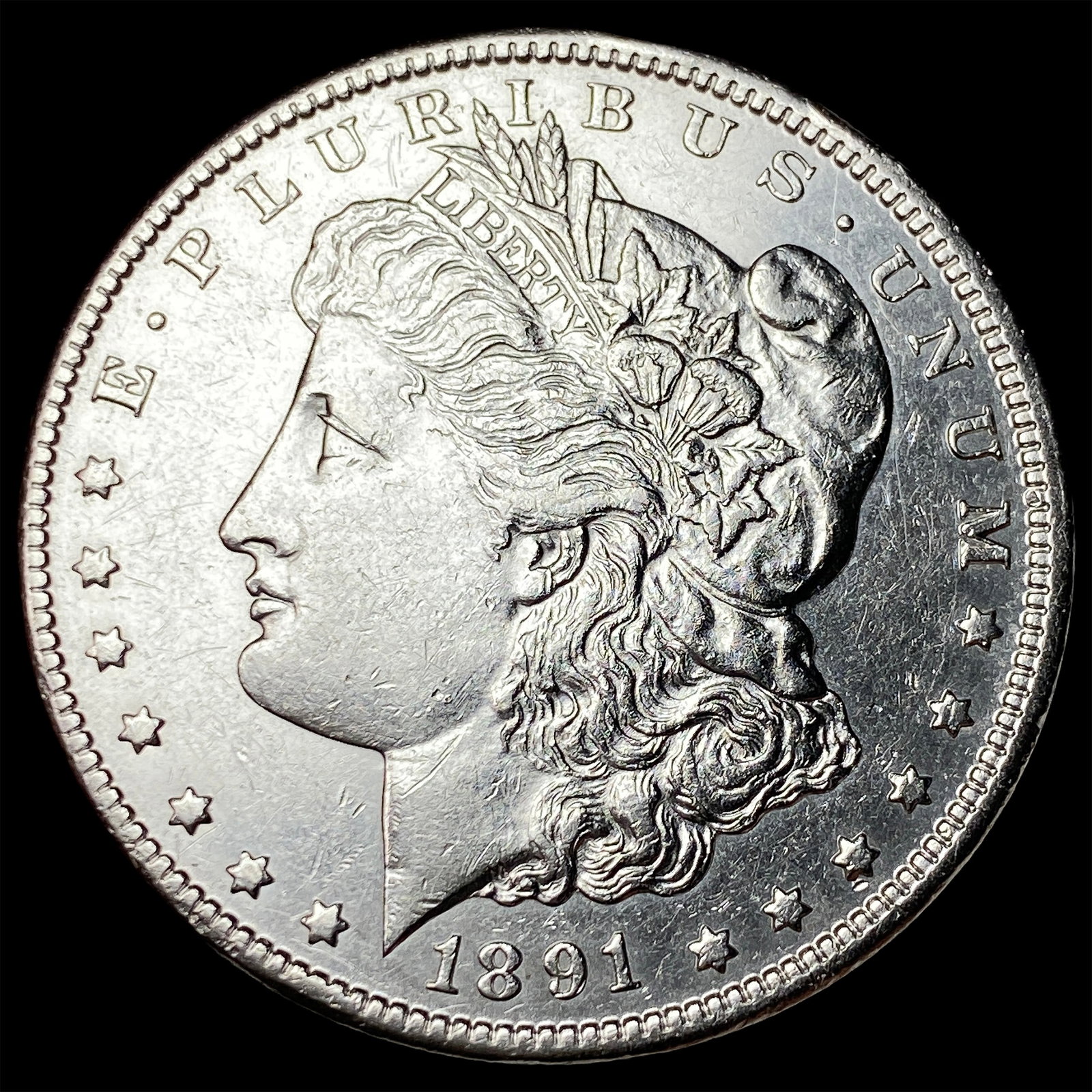 1891-CC Silver Morgan Dollar UNCIRCULATED (1 of 2)