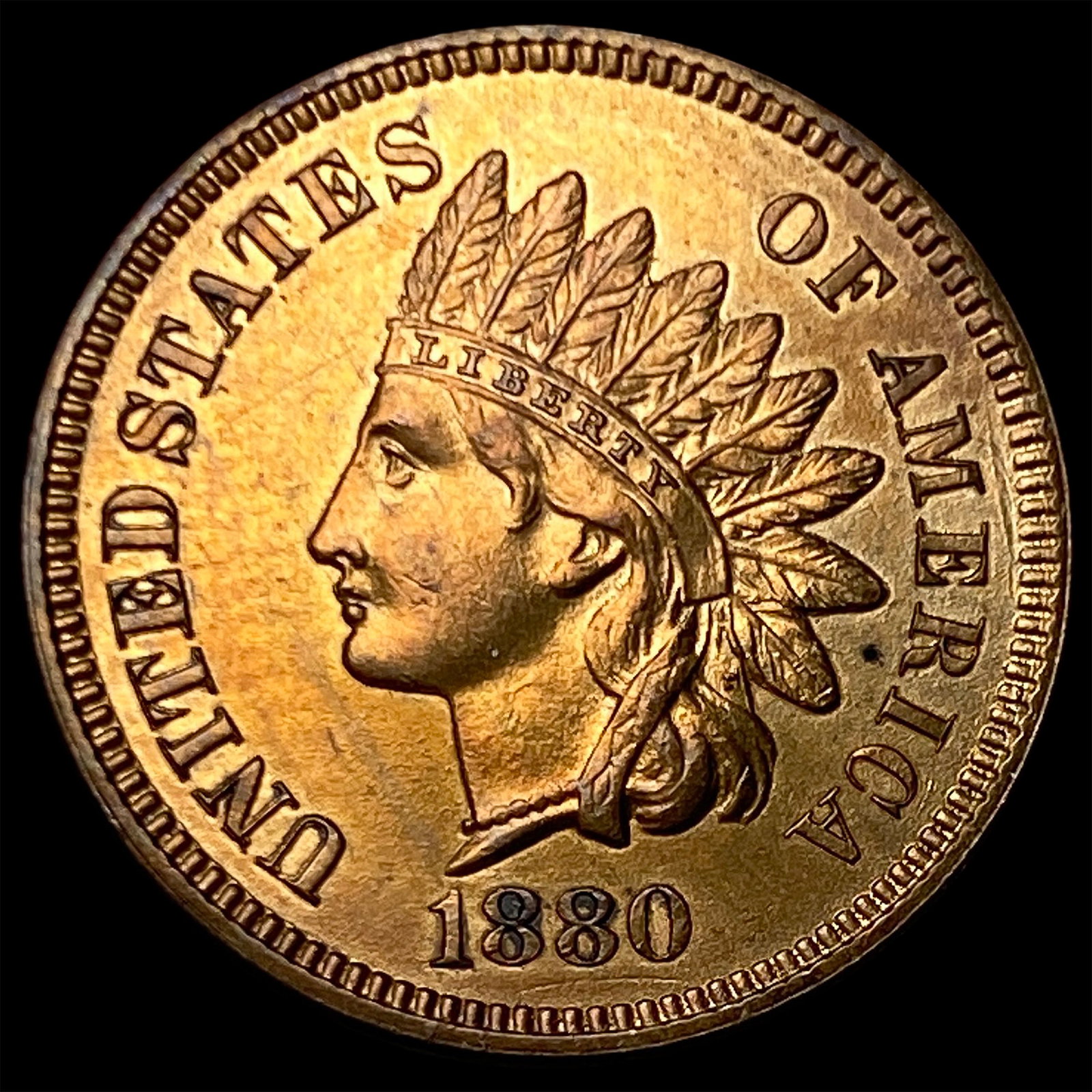 1880 Indian Head Cent UNCIRCULATED: 1880 Indian Head Cent UNCIRCULATED