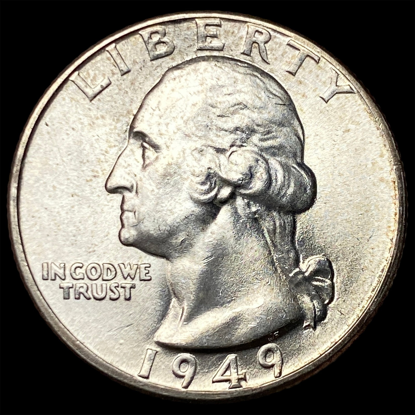 1949-D Silver Washington Quarter CHOICE BU (1 of 2)