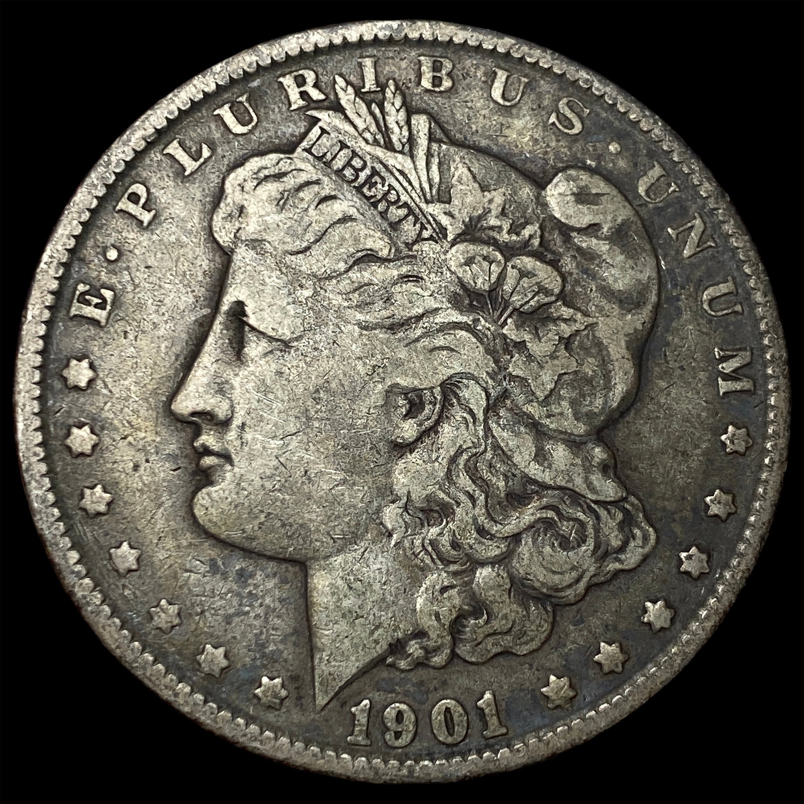 1901 Morgan Silver Dollar LIGHTLY CIRCULATED: 1901 Morgan Silver Dollar LIGHTLY CIRCULATED