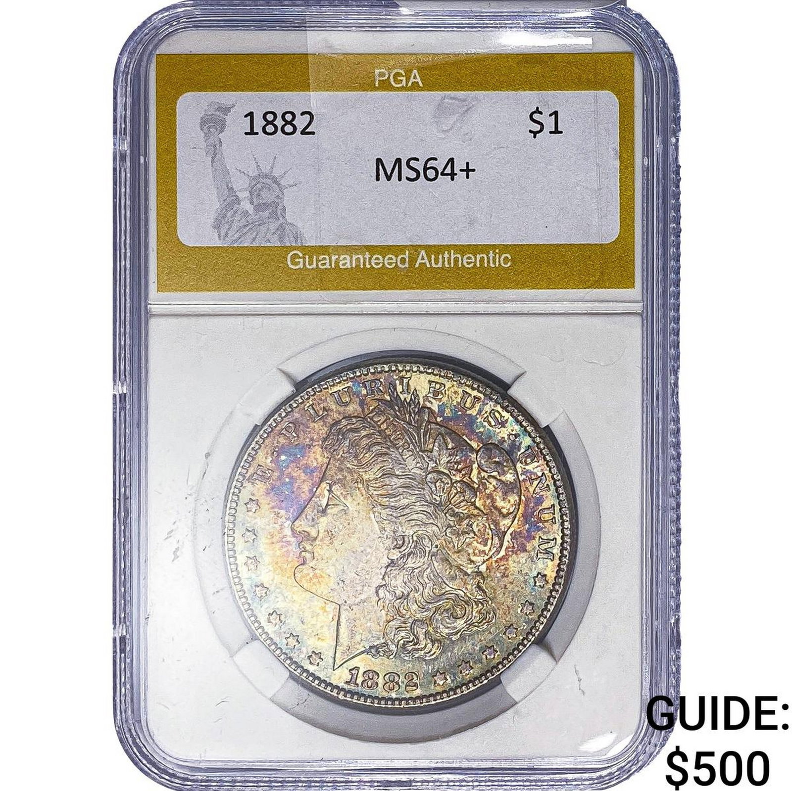 1882 Morgan Silver Dollar PGA MS64+ (1 of 2)