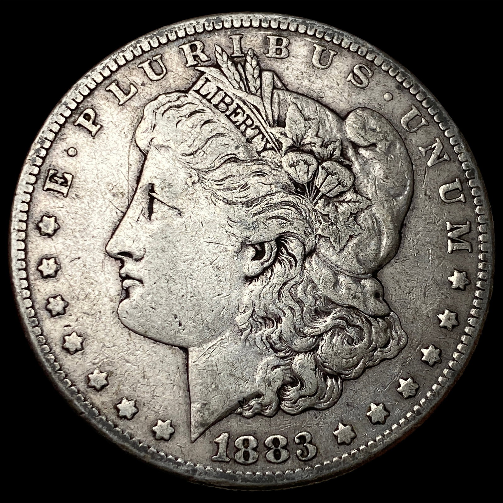 1883-S Silver Morgan Dollar NEARLY UNCIRCULATED: 1883-S Silver Morgan Dollar NEARLY UNCIRCULATED