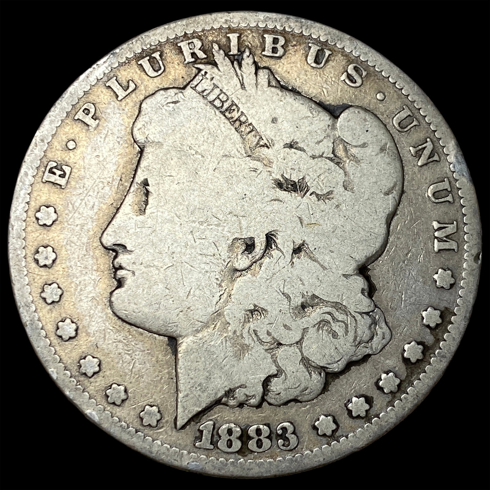 1883-CC Silver Morgan Dollar LIGHTLY CIRCULATED (1 of 2)