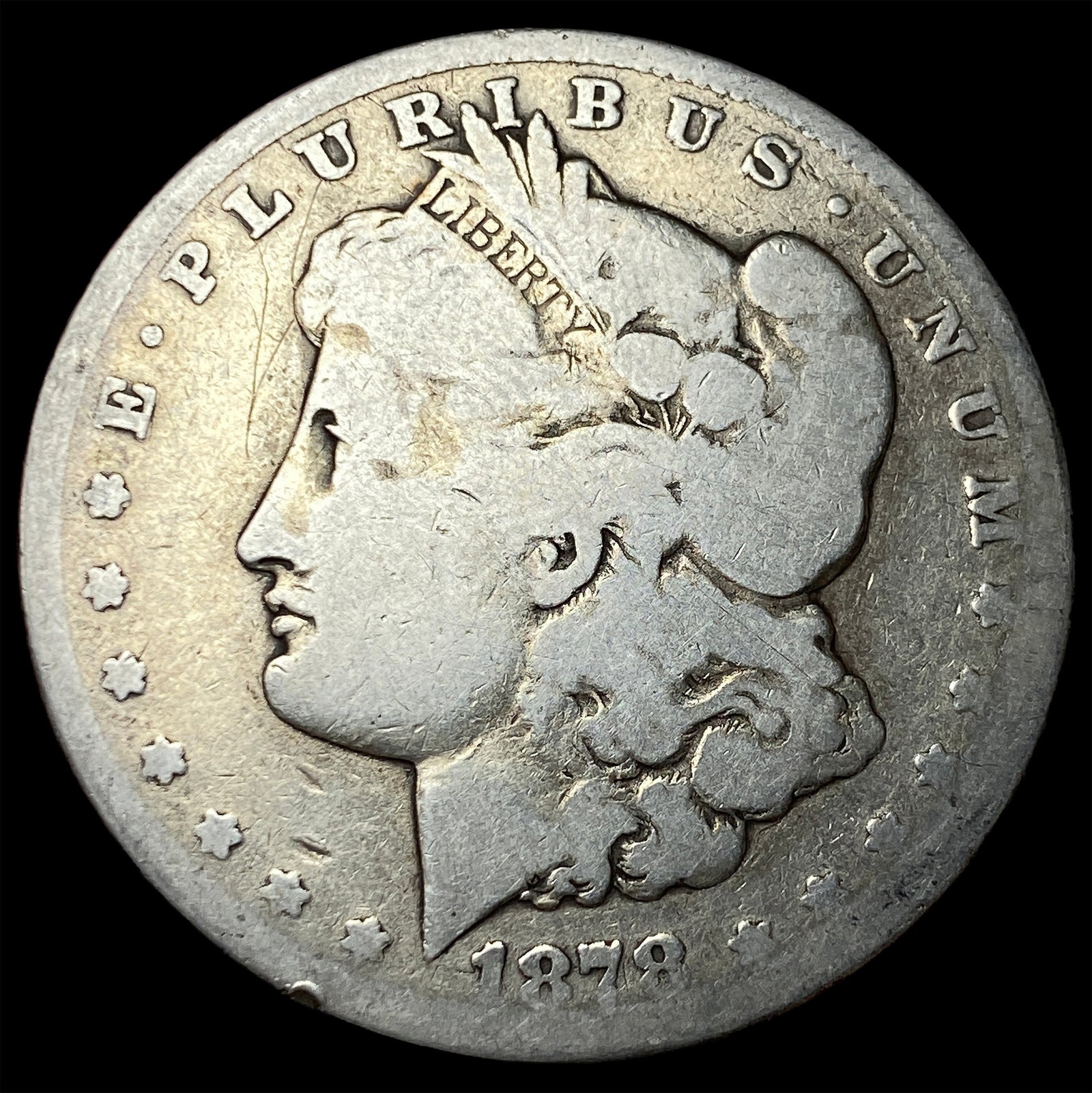 1878-CC Silver Morgan Dollar LIGHTLY CIRCULATED (1 of 2)
