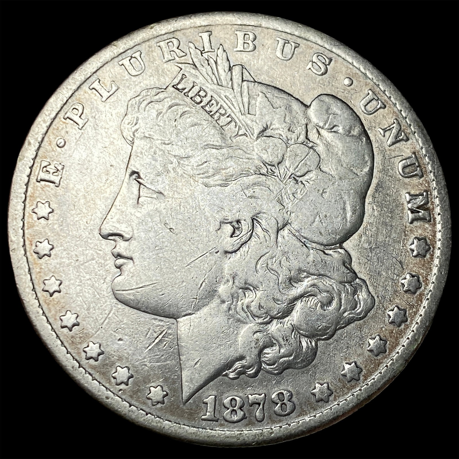 1878-CC Silver Morgan Dollar LIGHTLY CIRCULATED (1 of 2)