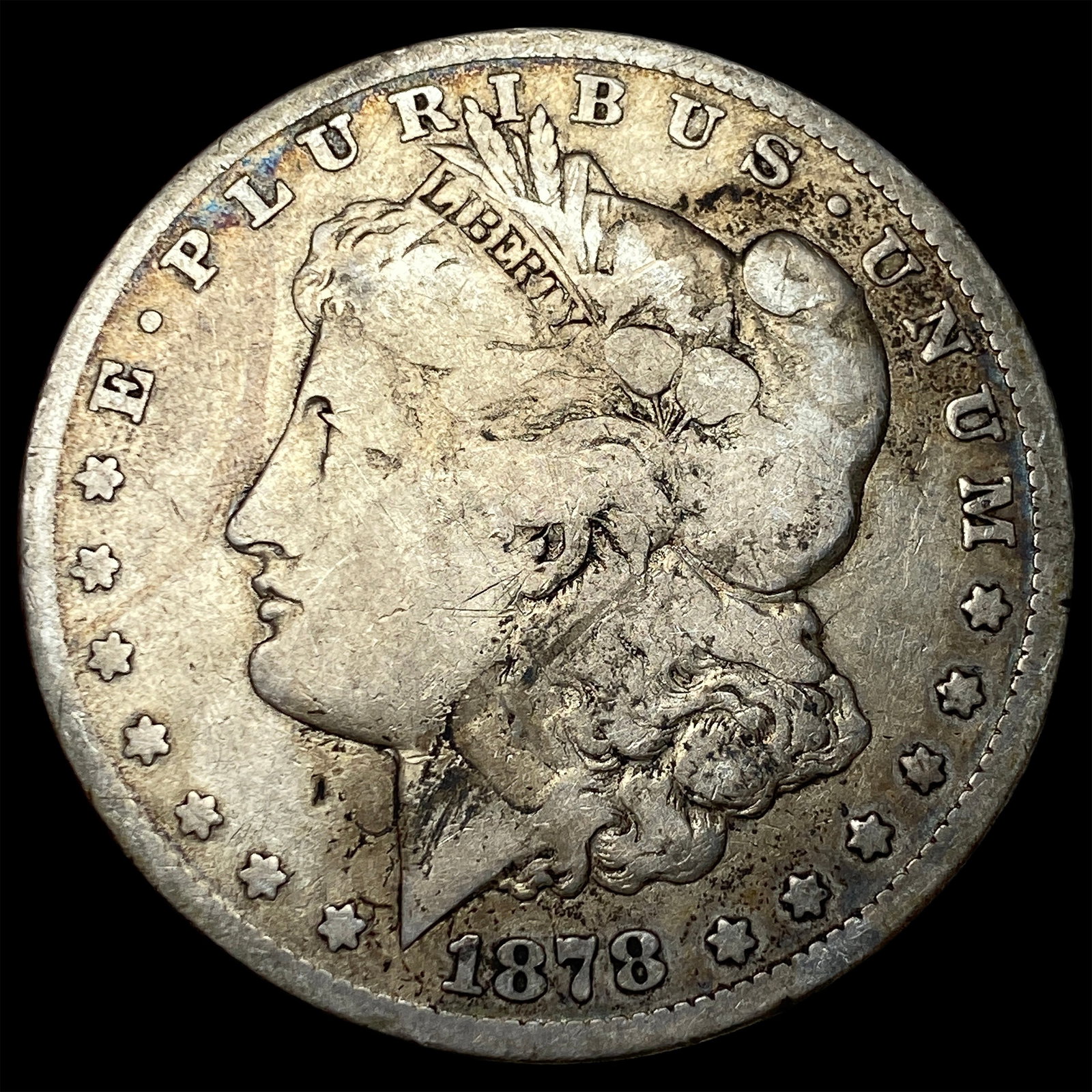 1878-CC Silver Morgan Dollar LIGHTLY CIRCULATED: 1878-CC Silver Morgan Dollar LIGHTLY CIRCULATED