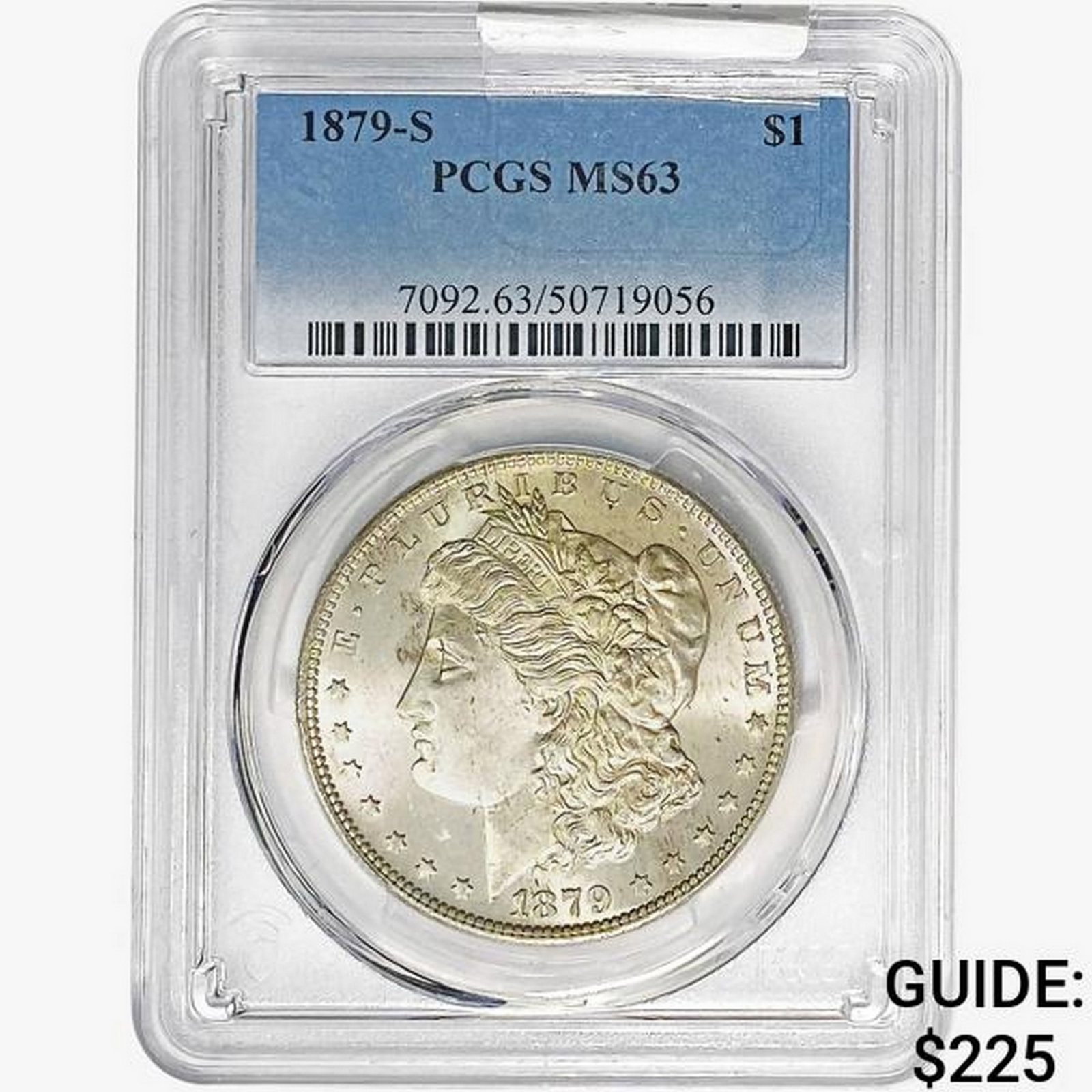 1879-S Morgan Silver Dollar PCGS MS63: 1879-S Morgan Silver Dollar PCGS MS63