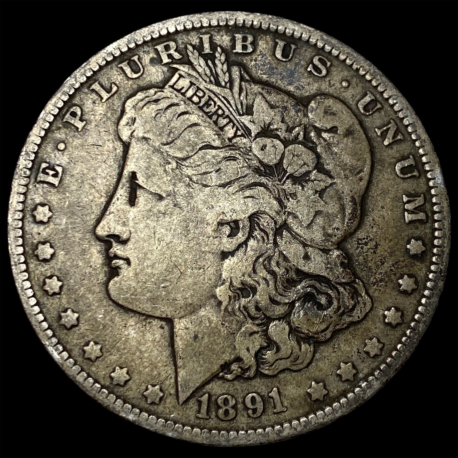 1891-O Silver Morgan Dollar LIGHTLY CIRCULATED (1 of 2)