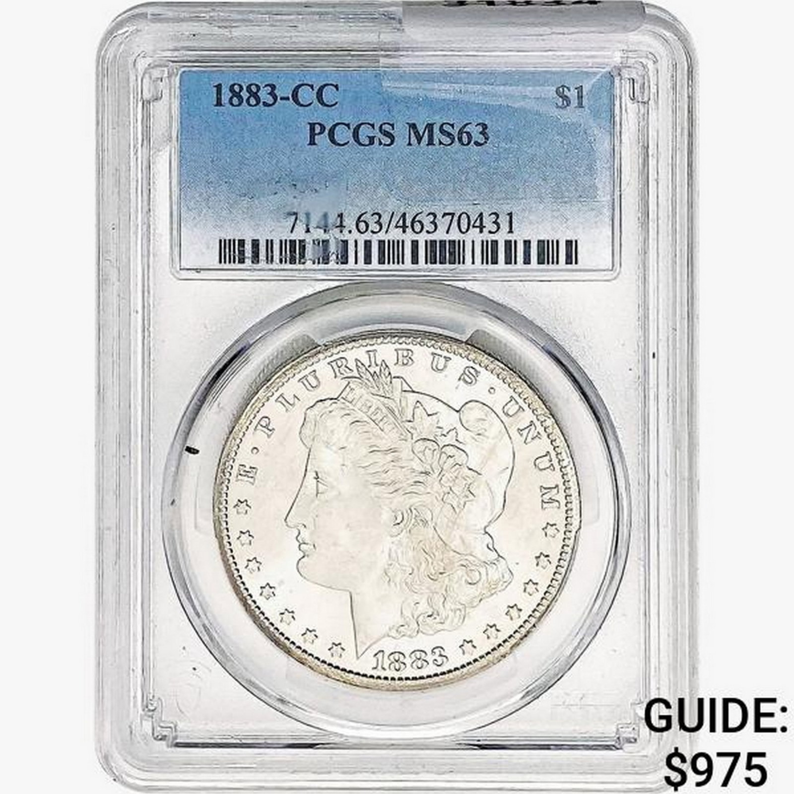 1883-CC Morgan Silver Dollar PCGS MS63 (1 of 2)