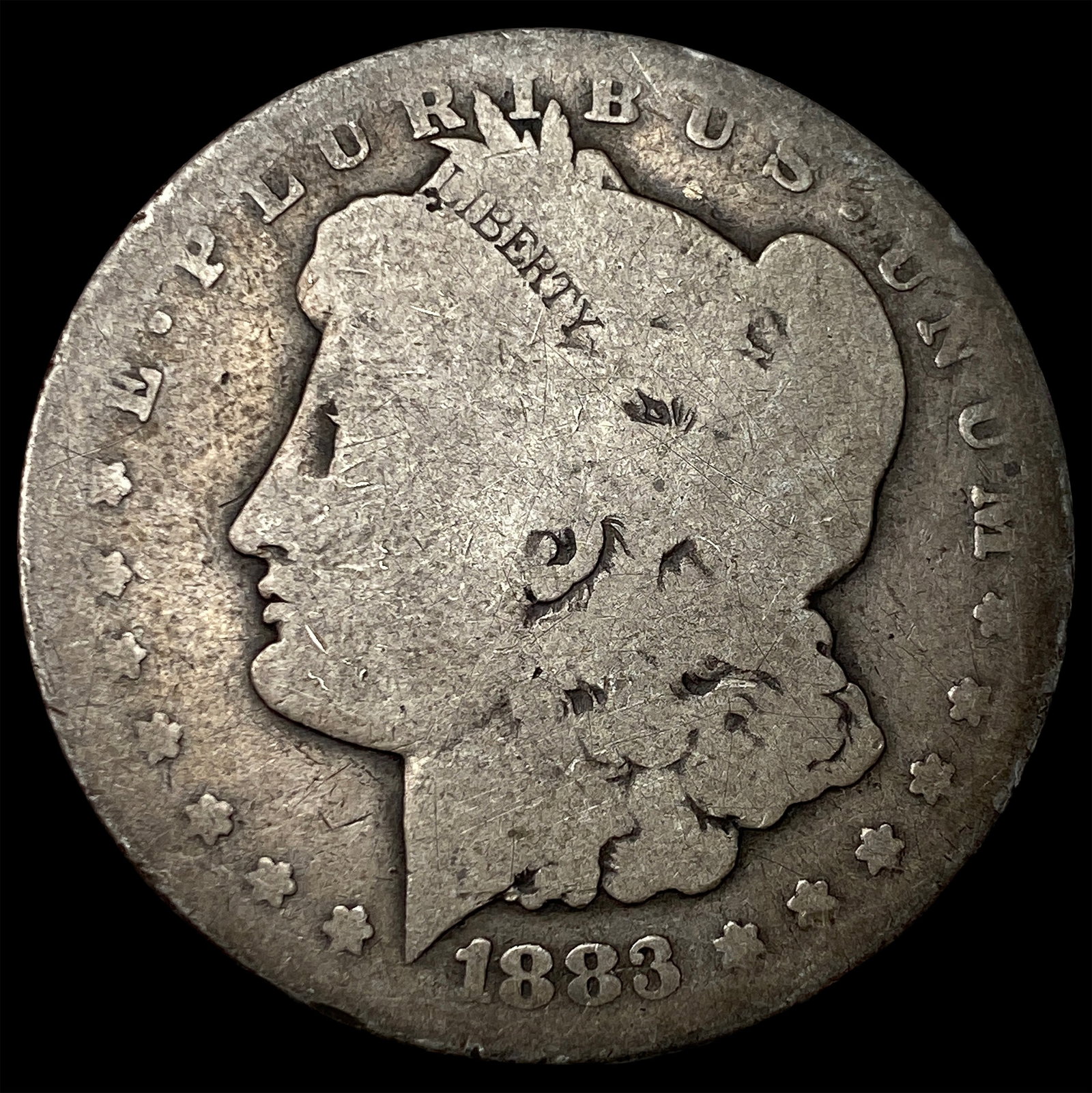 1883-CC Silver Morgan Dollar LIGHTLY CIRCULATED (1 of 2)