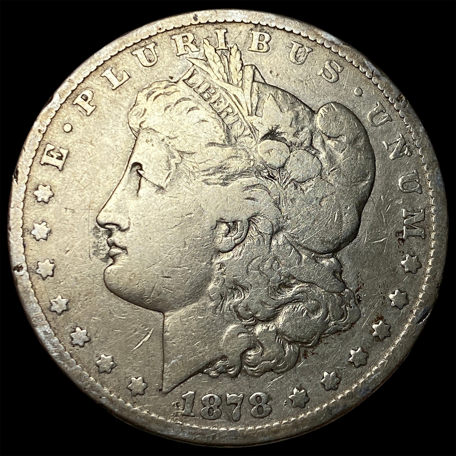 1878-CC Silver Morgan Dollar LIGHTLY CIRCULATED (1 of 2)