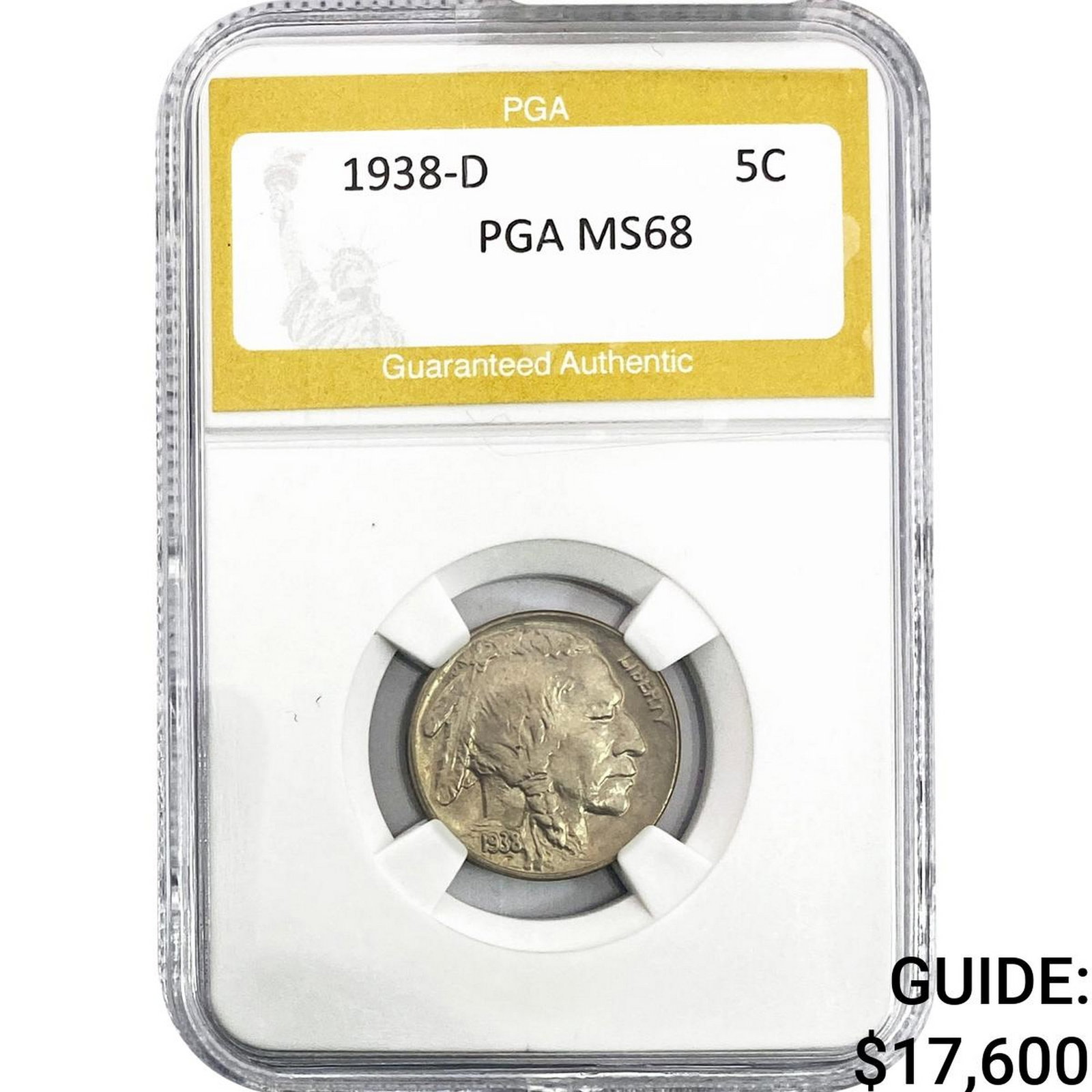 1938-D Buffalo Nickel PGA MS68 (1 of 2)