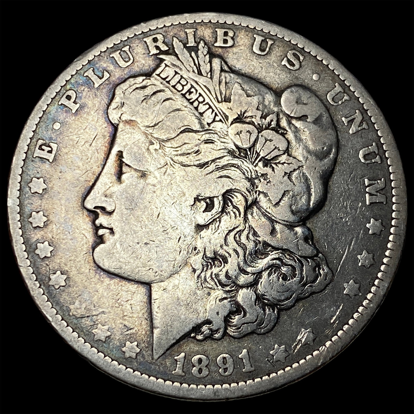 1891-O Silver Morgan Dollar LIGHTLY CIRCULATED: 1891-O Silver Morgan Dollar LIGHTLY CIRCULATED