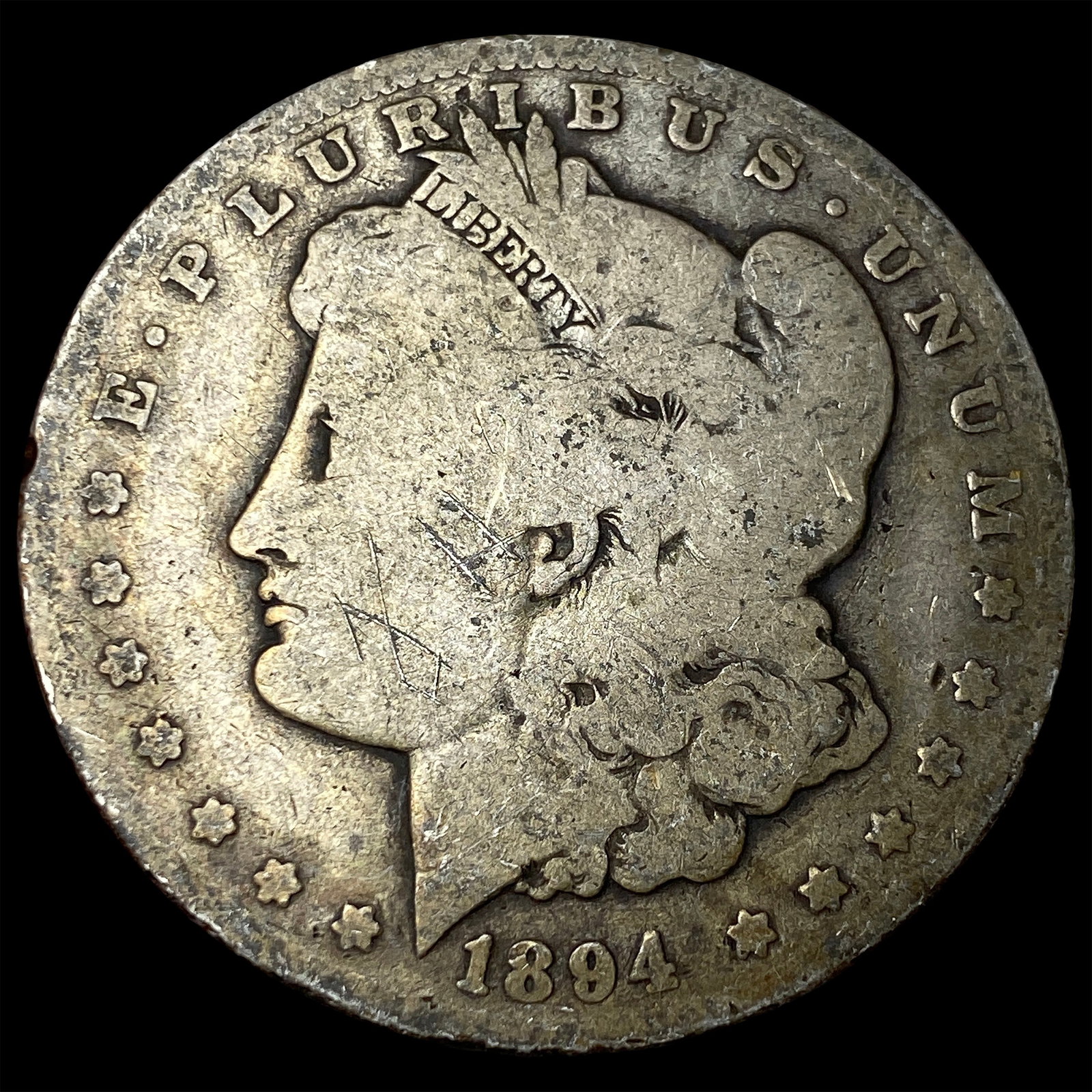 1894-O Silver Morgan Dollar NICELY CIRCULATED: 1894-O Silver Morgan Dollar NICELY CIRCULATED