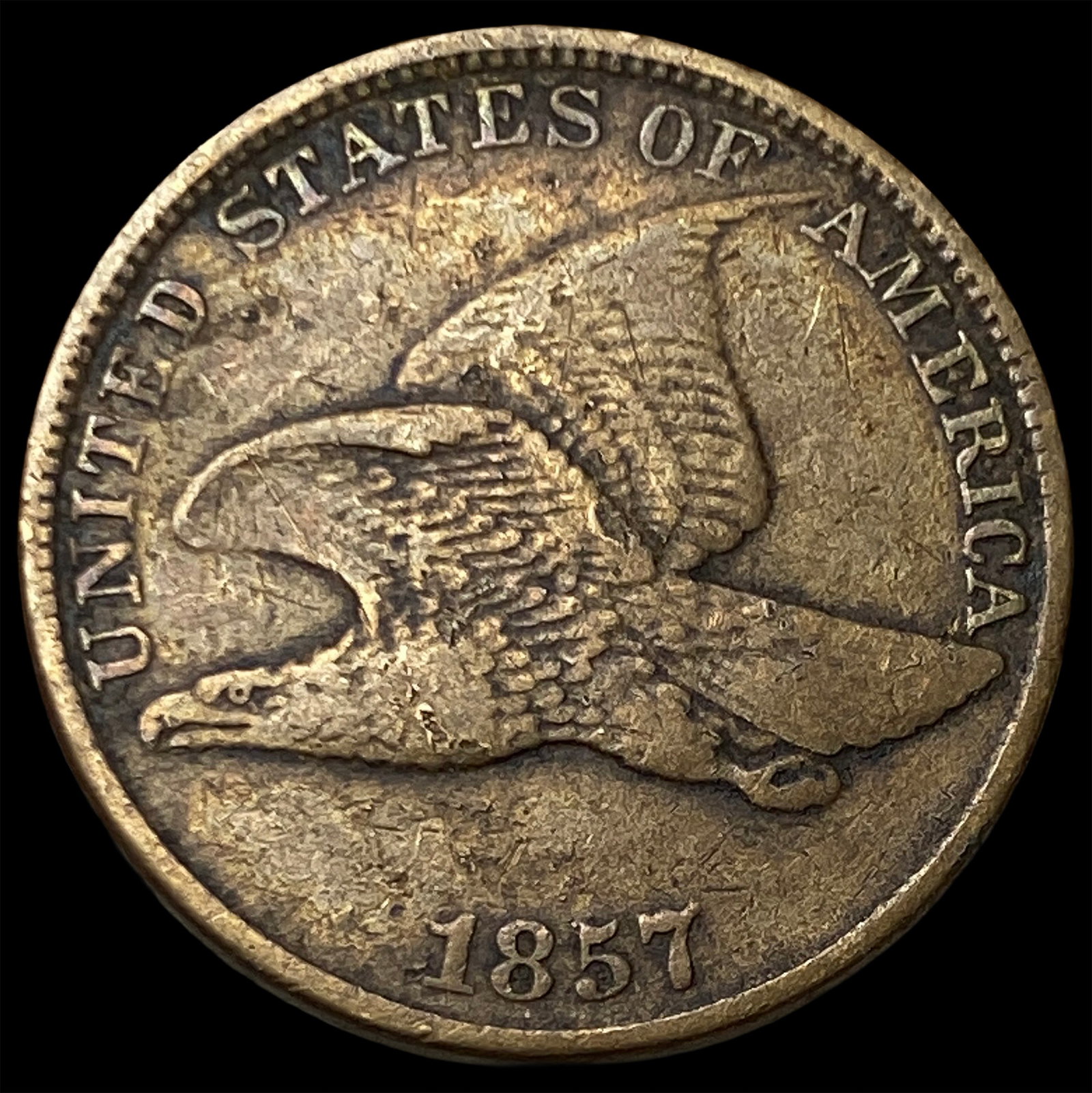 1857 Flying Eagle Cent LIGHTLY CIRCULATED (1 of 2)