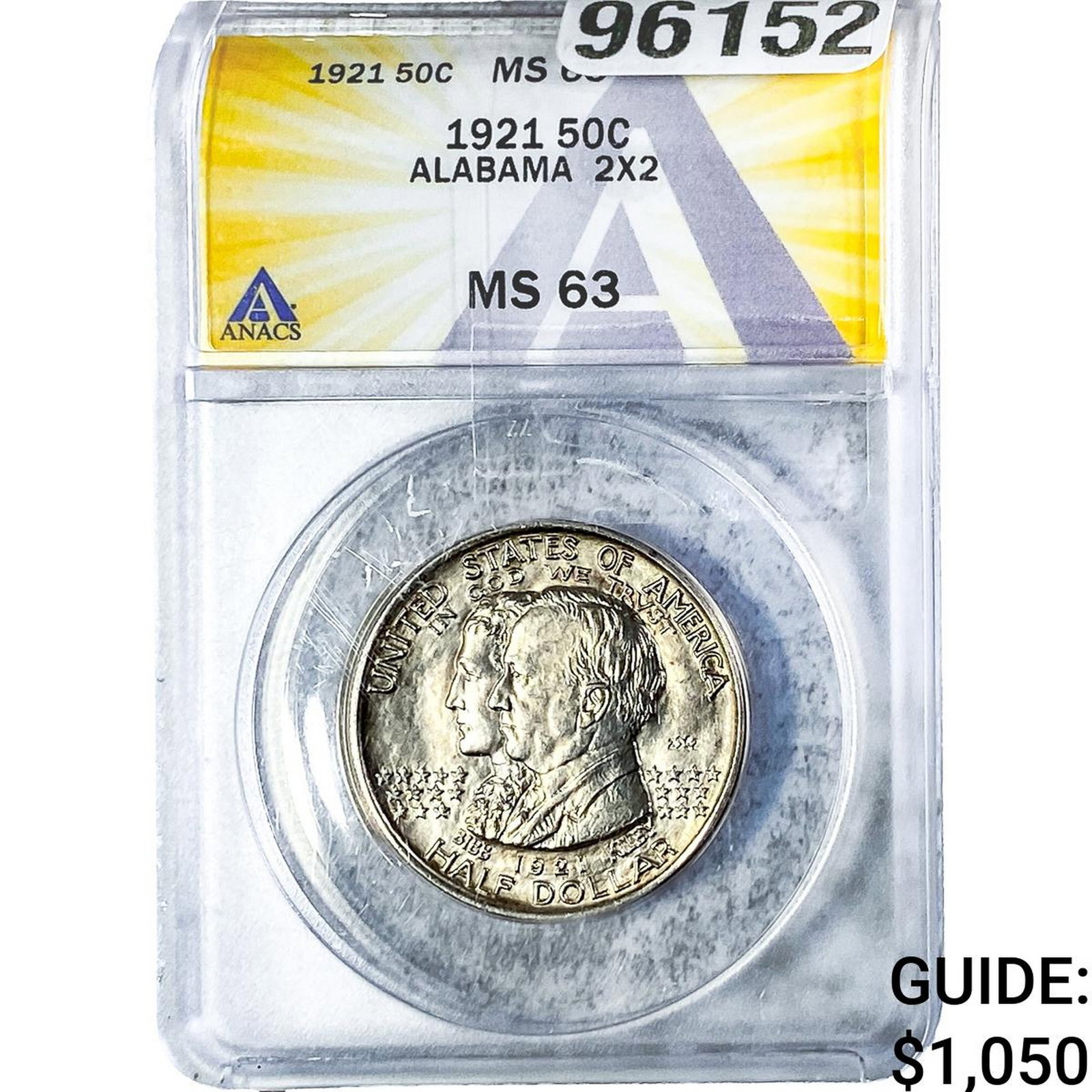 1921 Alabama Half Dollar ANACS MS63 (1 of 2)