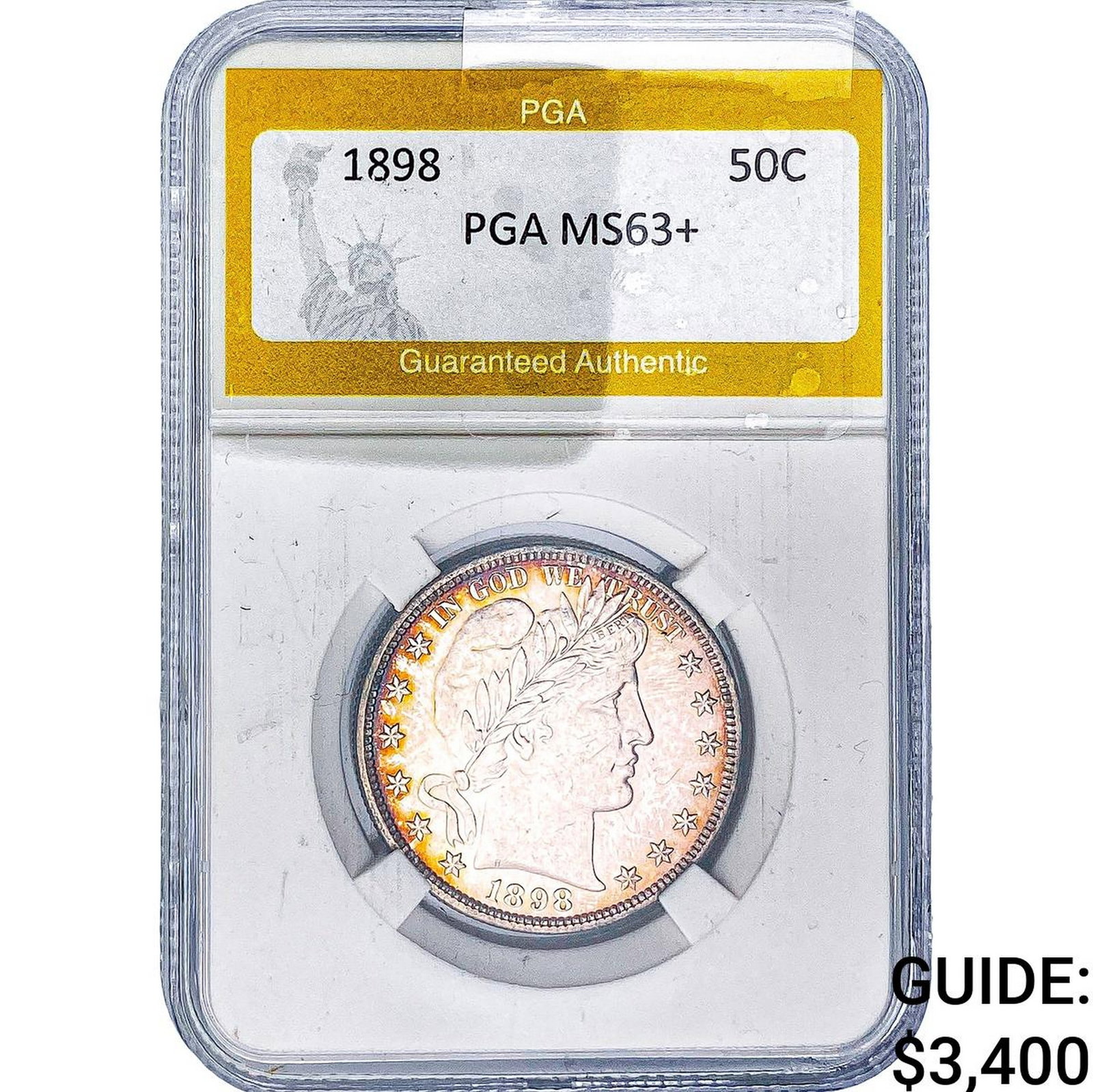 1898 Barber Half Dollar PGA MS63+ (1 of 2)