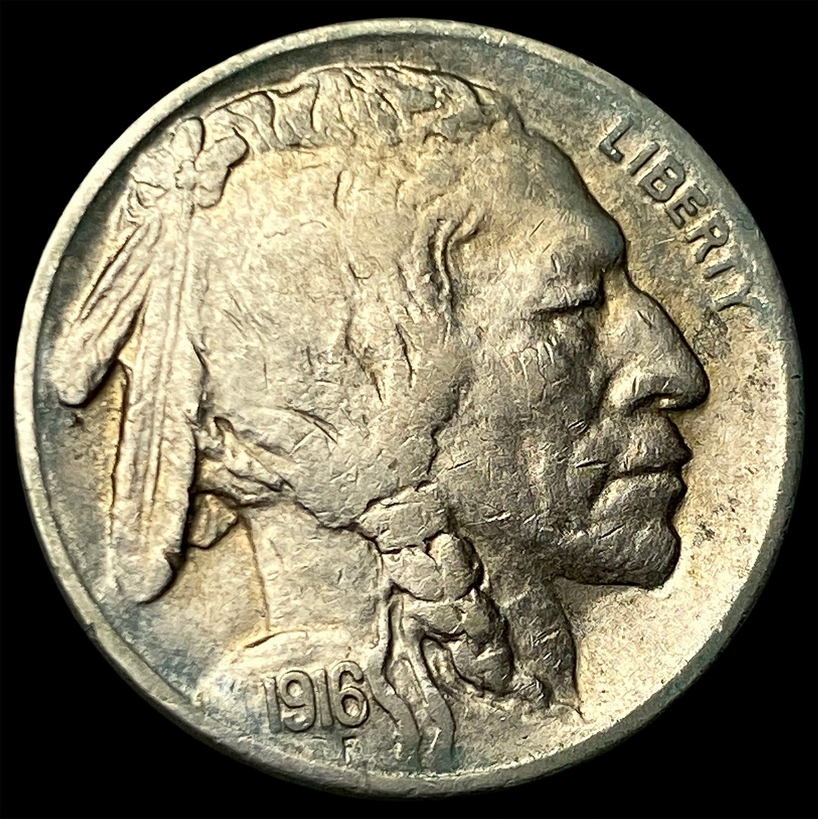 1916-S Buffalo Nickel CLOSELY UNCIRCULATED: 1916-S Buffalo Nickel CLOSELY UNCIRCULATED