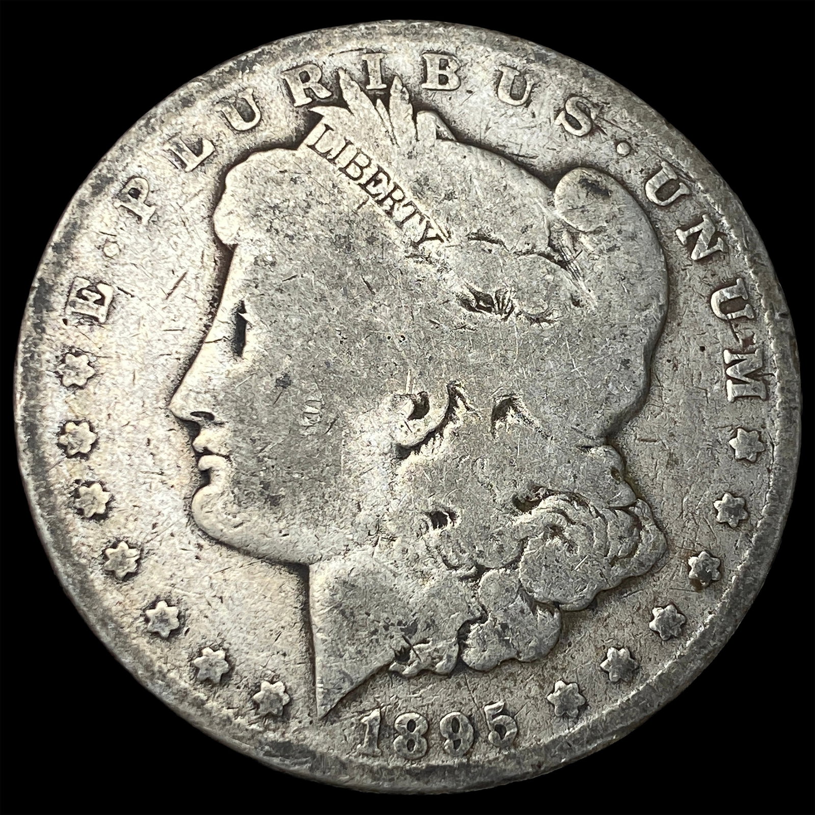 1895-O Silver Morgan Dollar NICELY CIRCULATED (1 of 2)