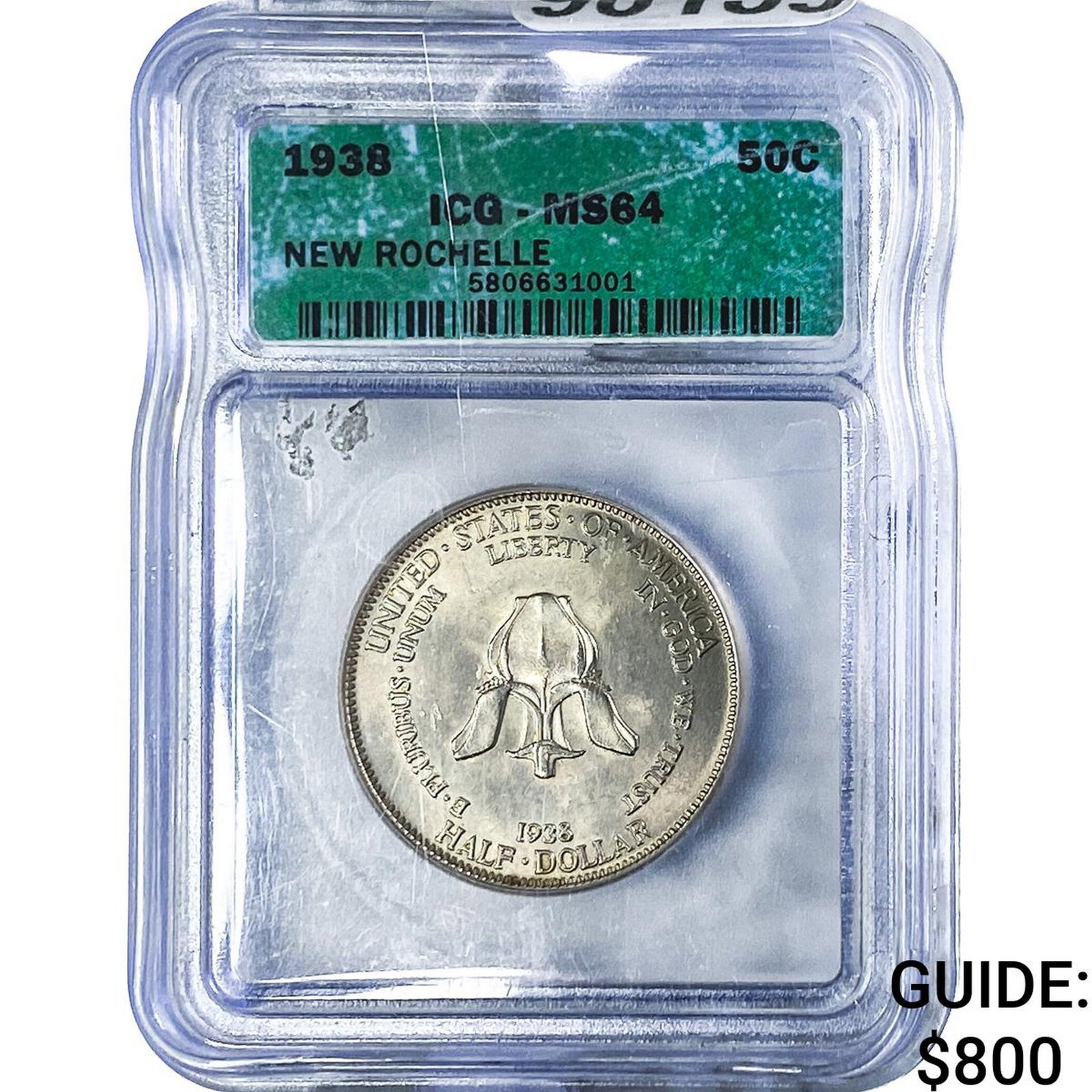 1938 New Rochelle Half Dollar ICG MS64 (1 of 2)