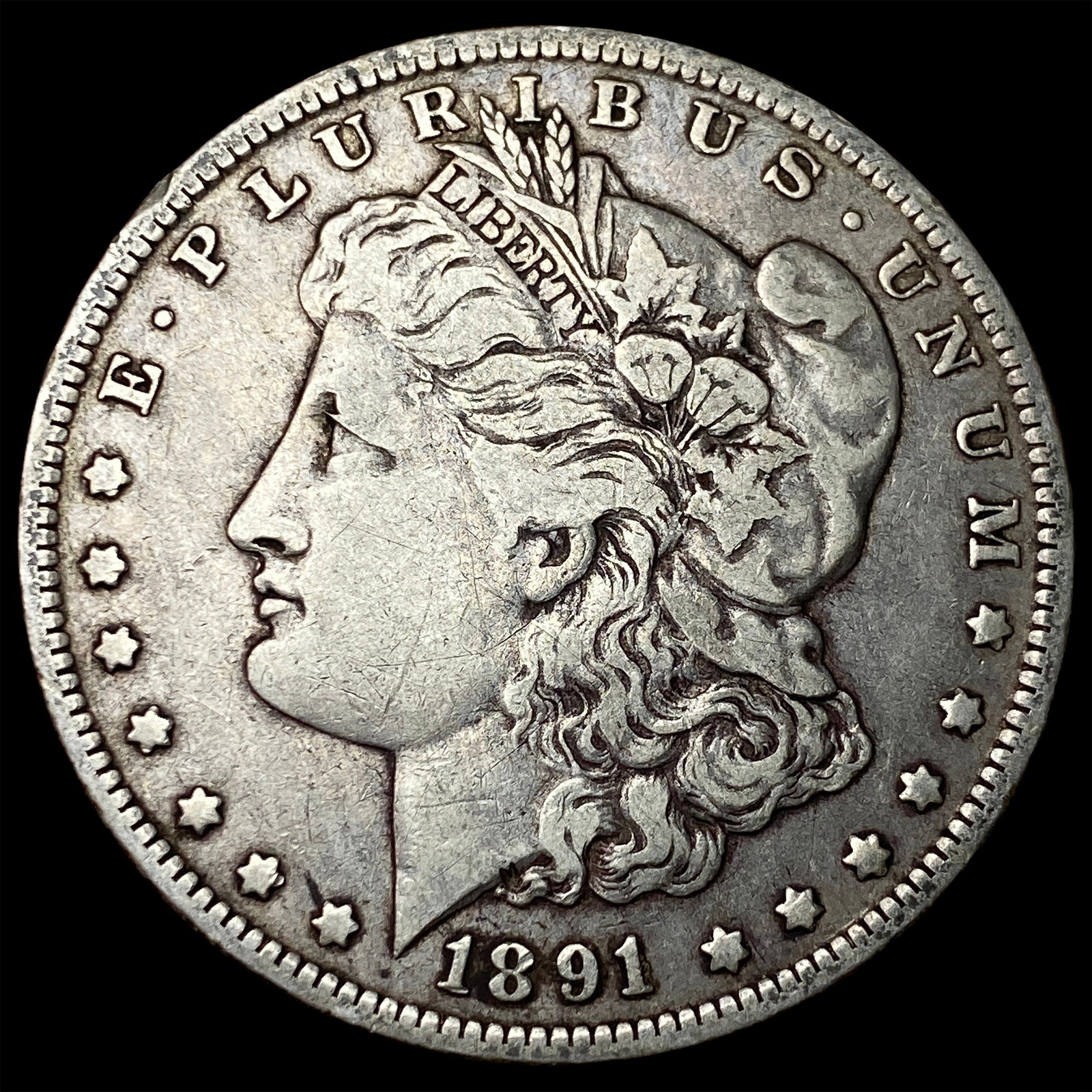 1891-O Silver Morgan Dollar NEARLY UNCIRCULATED: 1891-O Silver Morgan Dollar NEARLY UNCIRCULATED