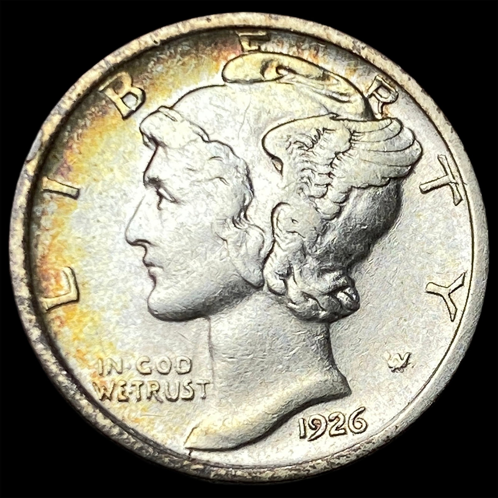 1926-D Silver Mercury Dime CLOSELY UNCIRCULATED: 1926-D Silver Mercury Dime CLOSELY UNCIRCULATED