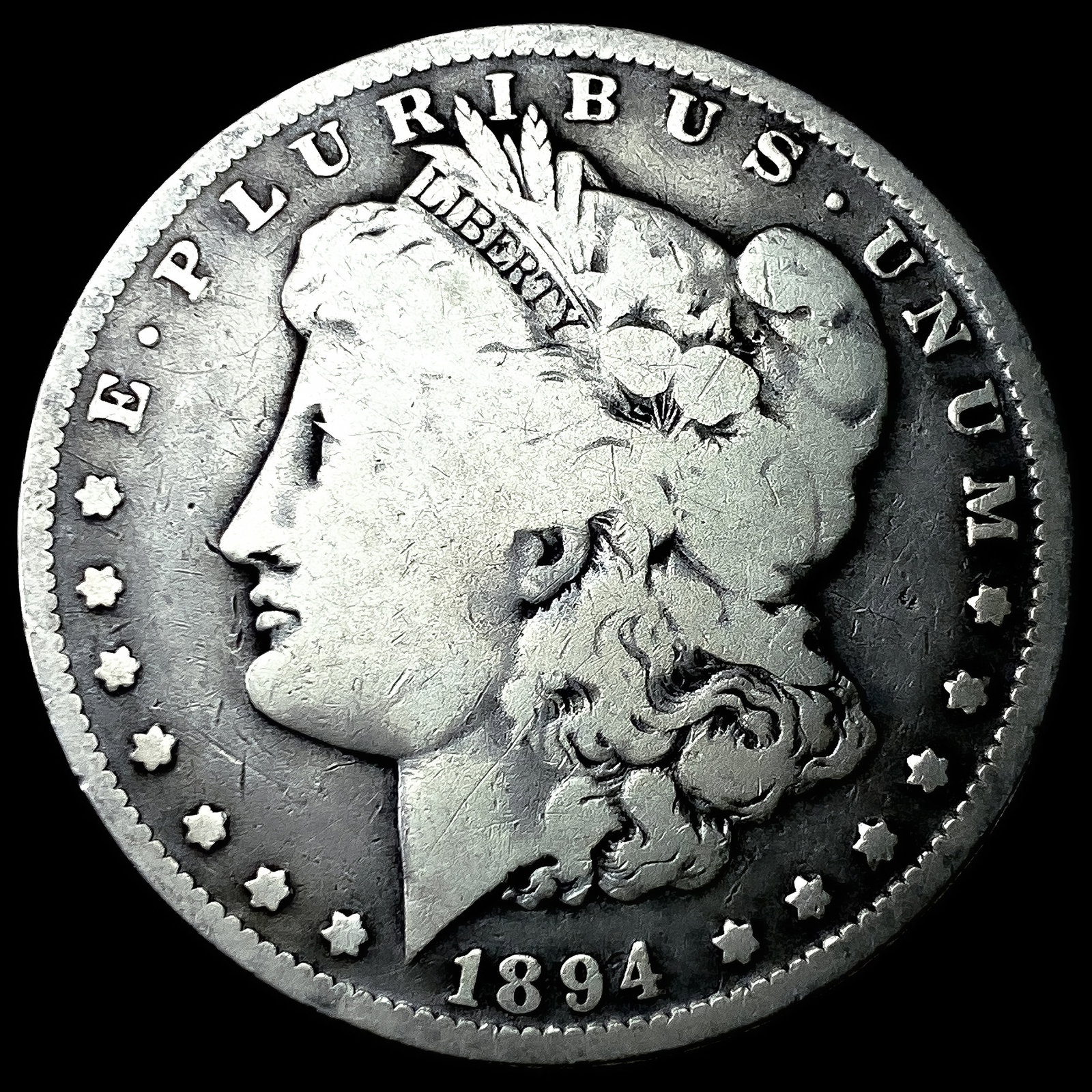 1894-O Silver Morgan Dollar LIGHTLY CIRCULATED: 1894-O Silver Morgan Dollar LIGHTLY CIRCULATED